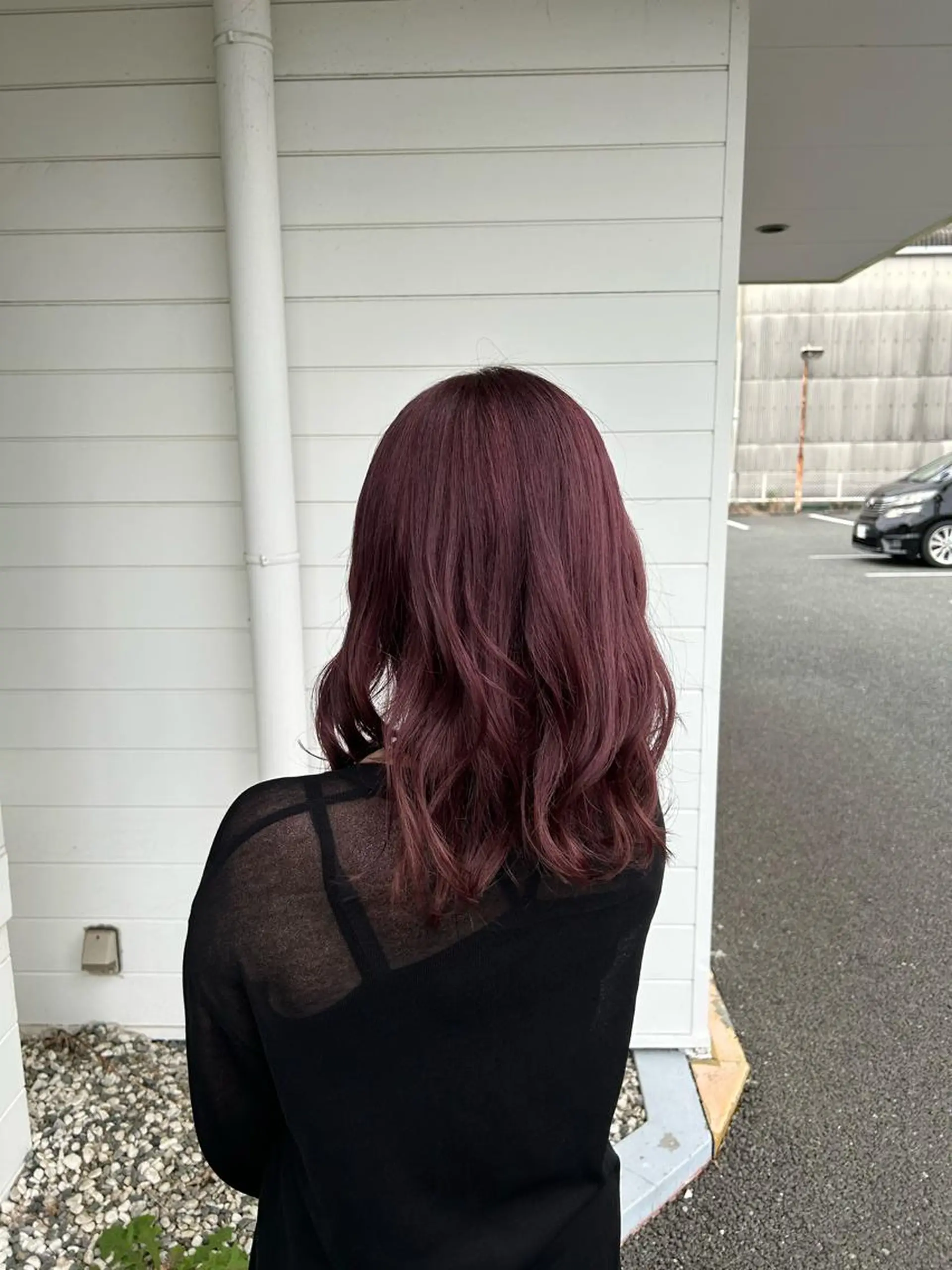 セミロング nakano amiのヘアスタイル