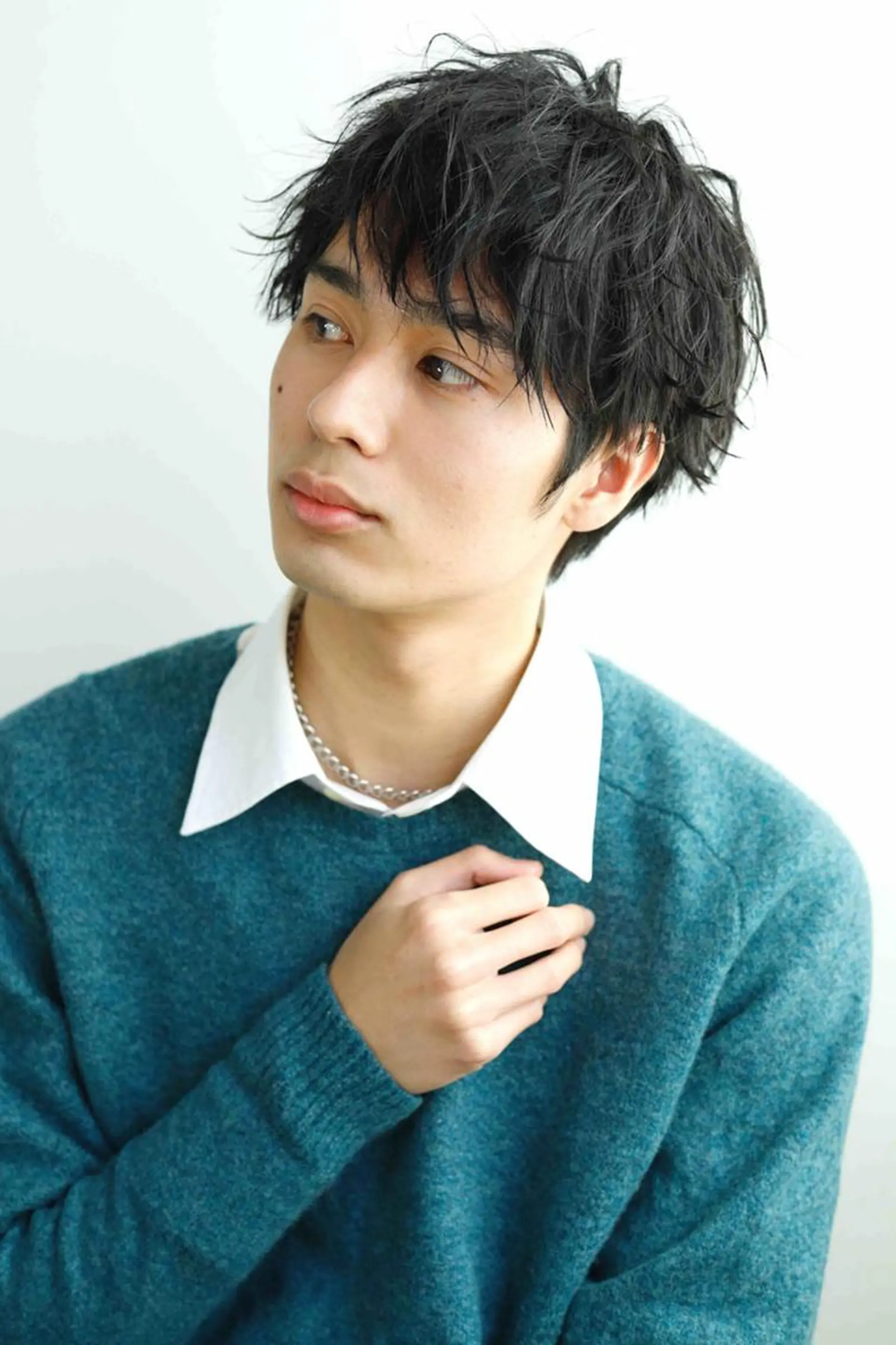 メンズ パーマ カット ヘアカラー ROW 札幌のヘアスタイル