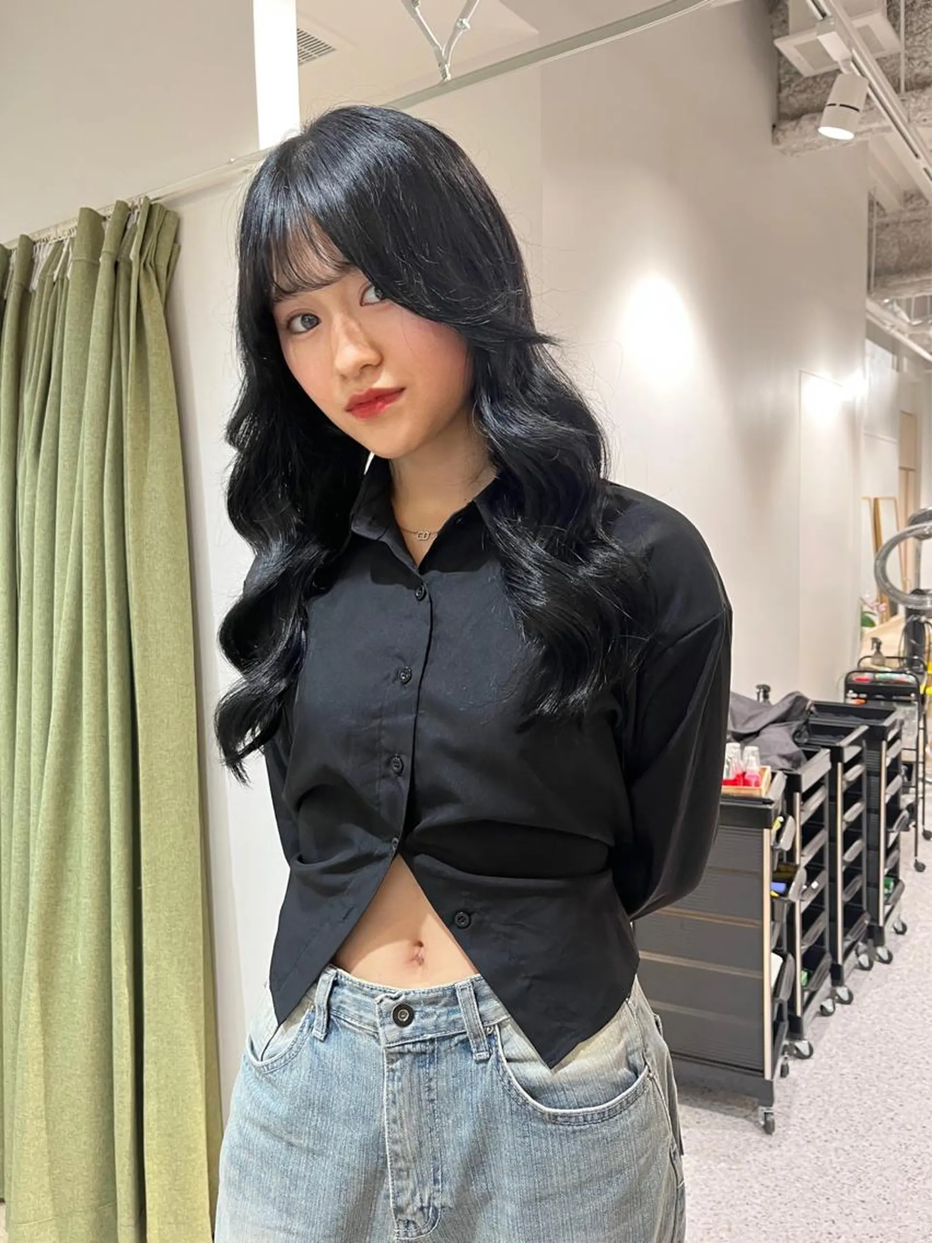 ロング カラー ダークグレー behov所属・柔らかカラー 🤎Tsubasaのヘアスタイル