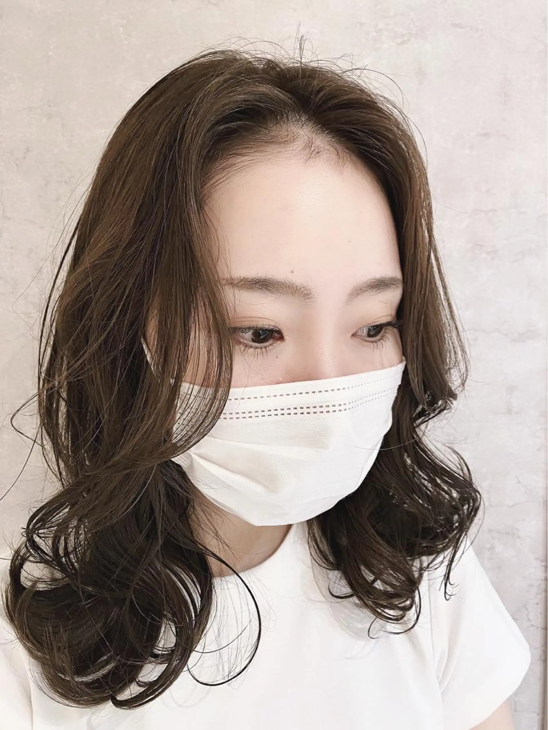 ミディアム ヨシンモリ hairdressing salon　mulum所属・Kasumi 店長のマツエク・マツパデザイン