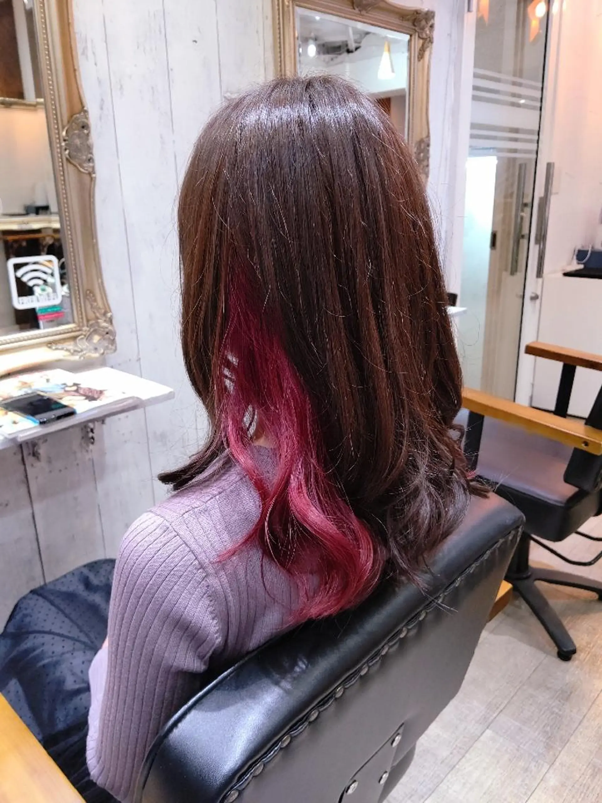 セミロング カラー ヘアカラー bathair  所属・bathair 持田侑祐のヘアスタイル