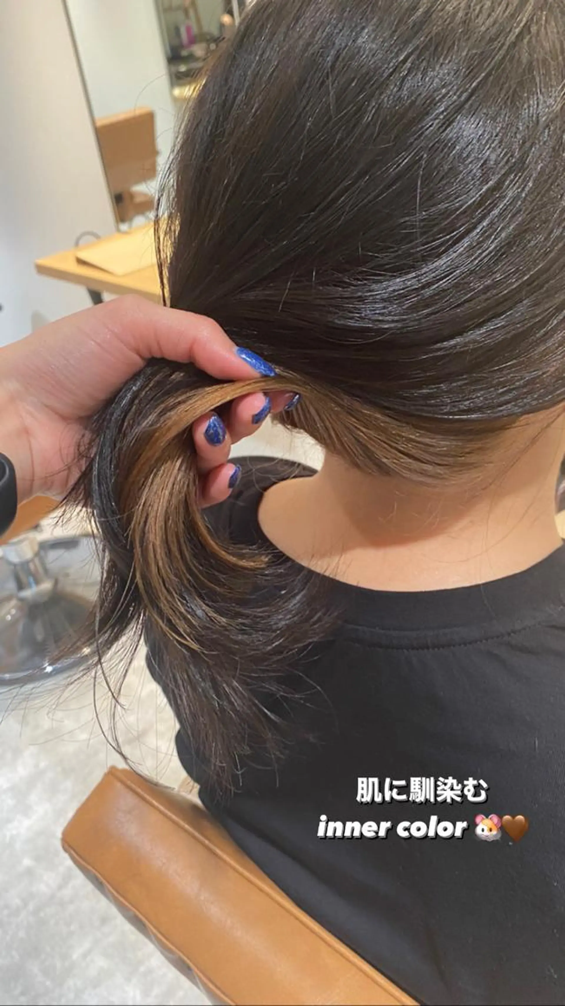 ミディアム カラー ベージュカラー インナーカラー カット ヘアカラー オスズ 🎀´-のヘアスタイル