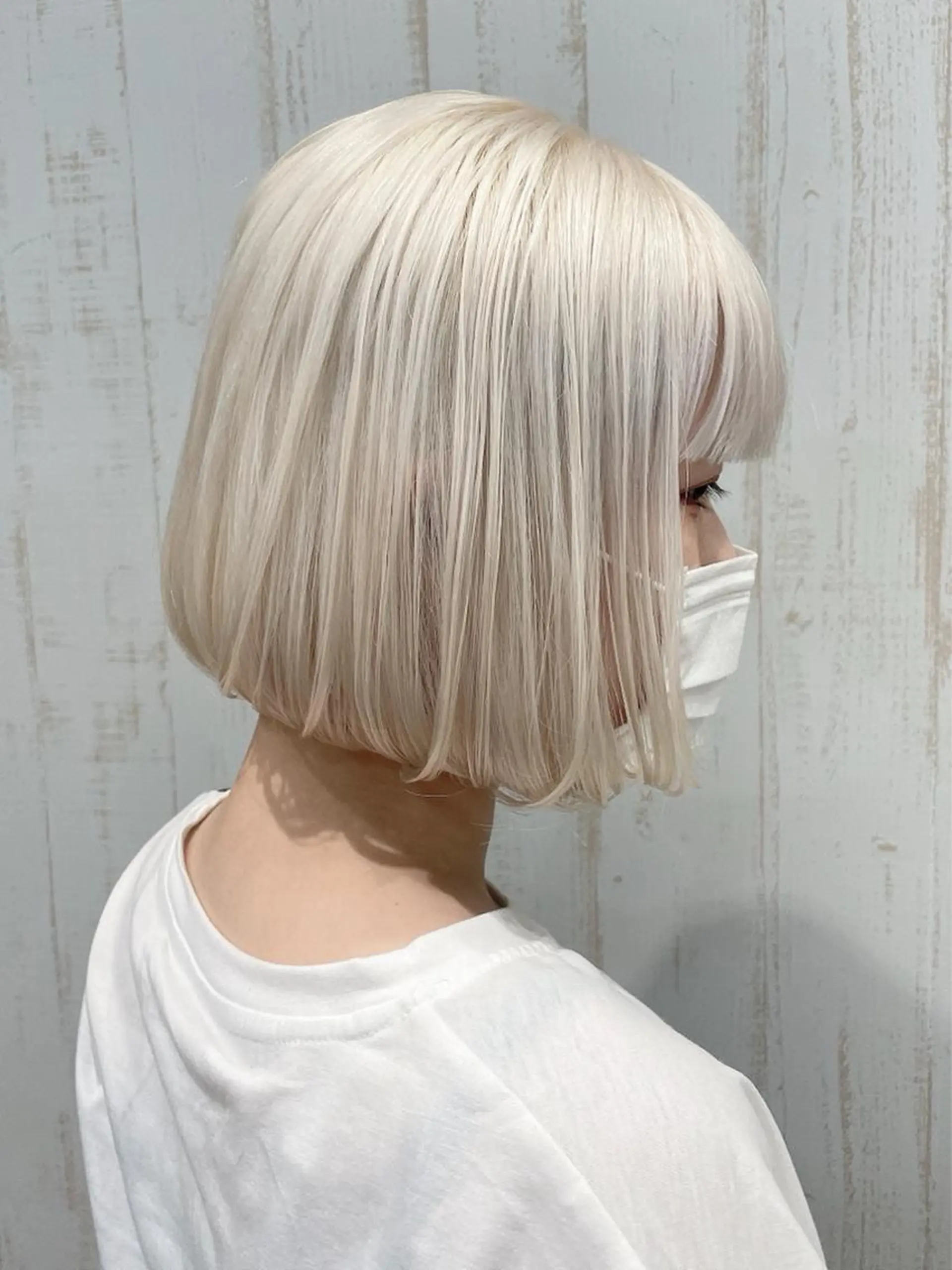 ミディアム カラー ボブ 深夜帯！説明文必読 Oahu iwataのヘアスタイル