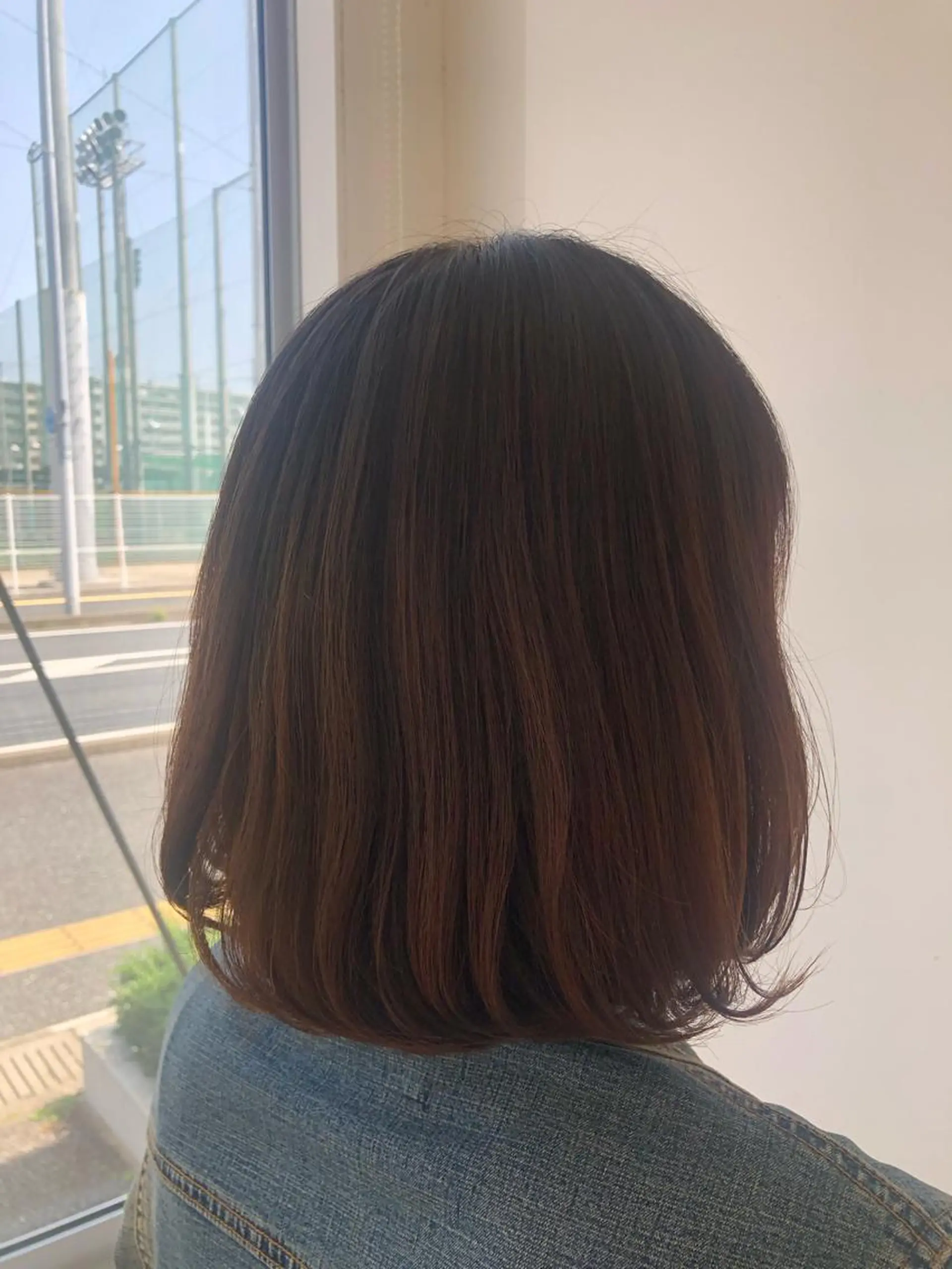 ミディアム 松原 愛莉のヘアスタイル