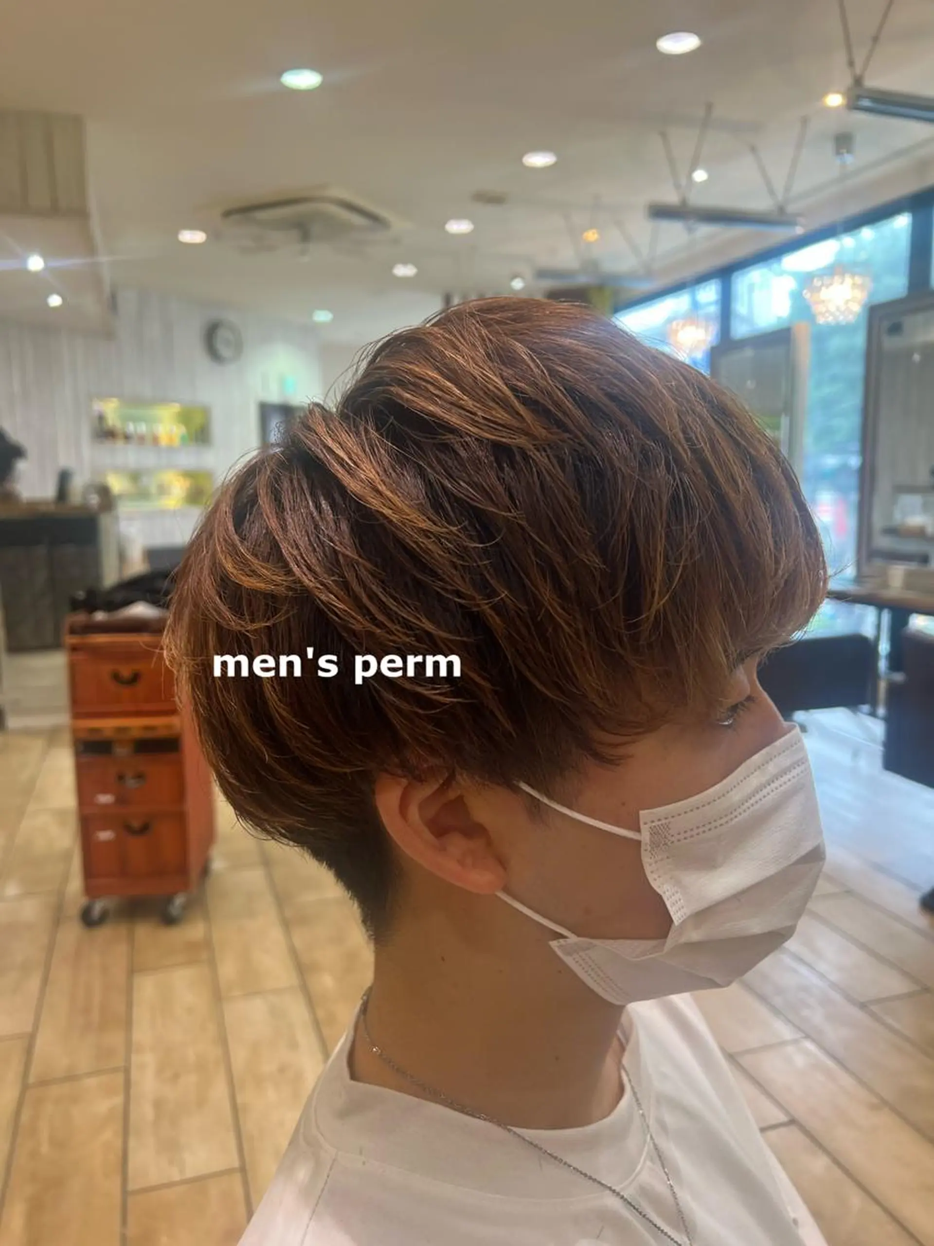 パーマ 暖色カラー🍒 yume ໒꒱のヘアスタイル