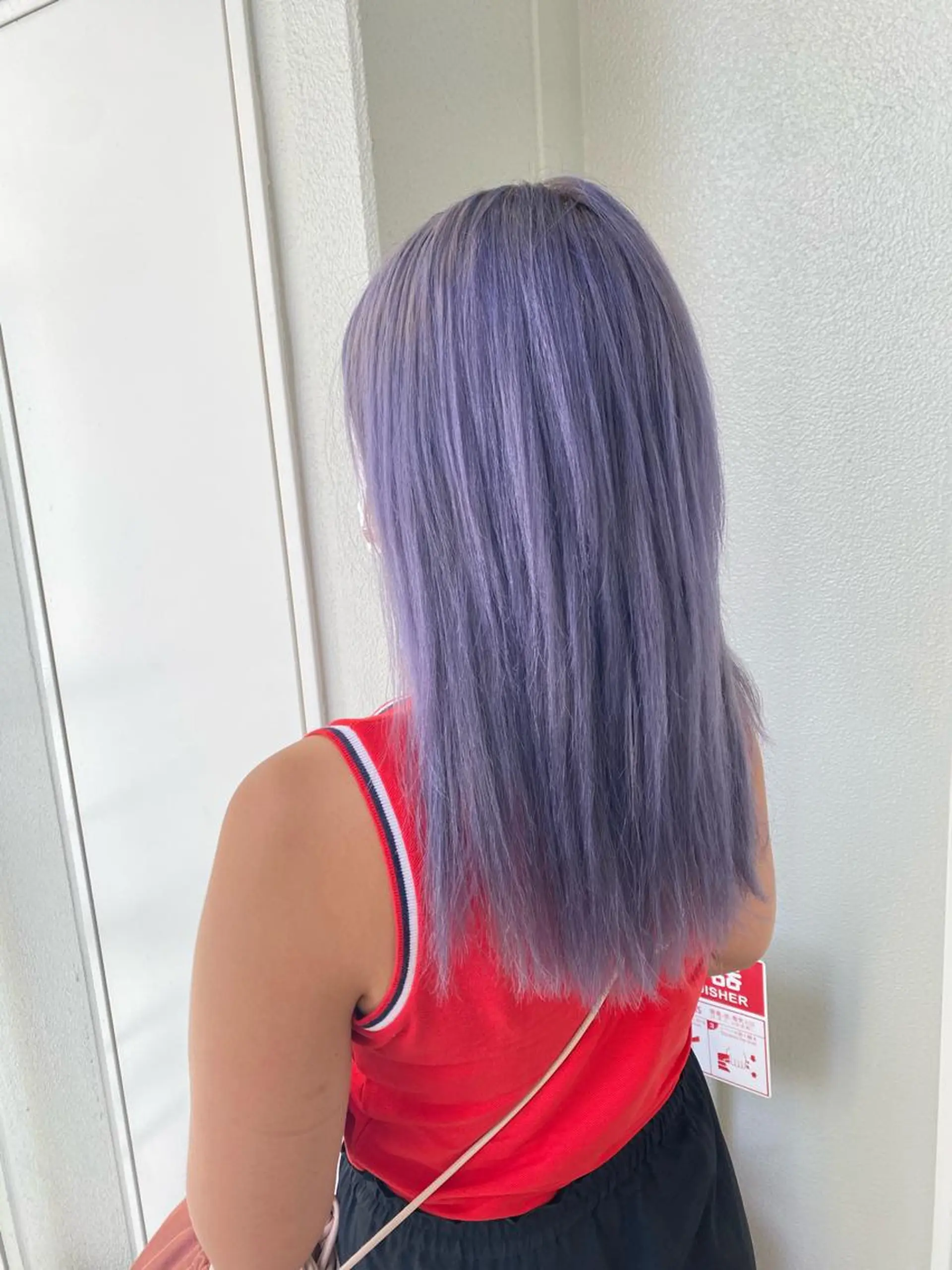 セミロング カラー ナチュラル/韓国💎 haruka 💎のヘアスタイル