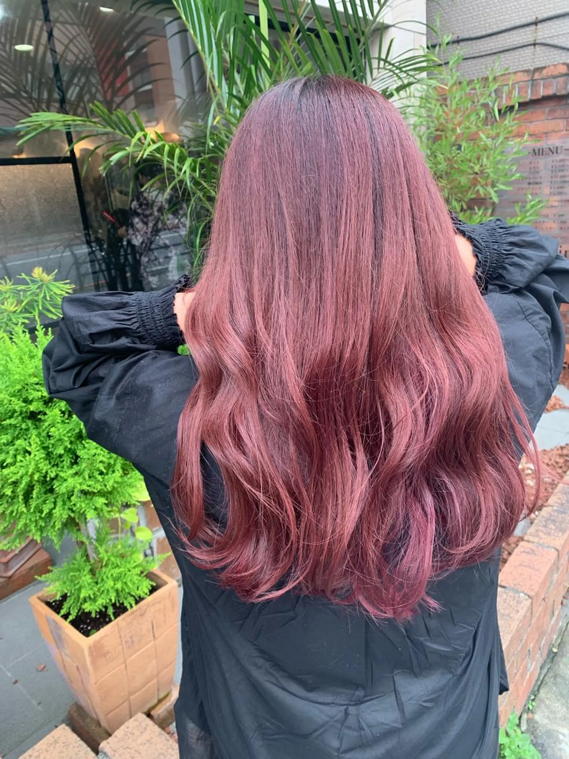 ロング ヘアカラー トリートメント SHIAN 八王子👼鬼塚さやかのヘアスタイル