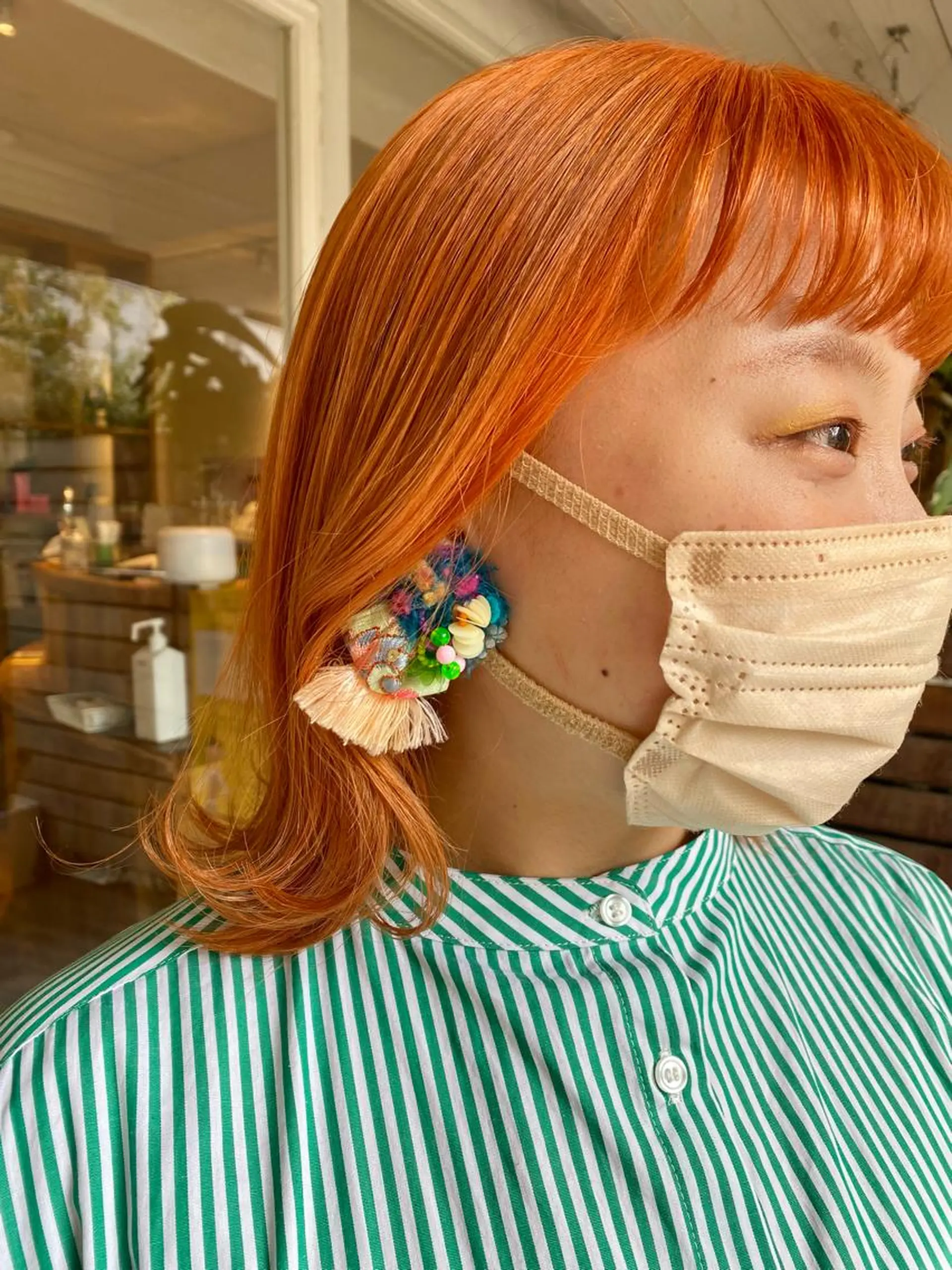 ミディアム カラー ヘアアレンジ BELLA阿部野 TOMOMIのヘアスタイル