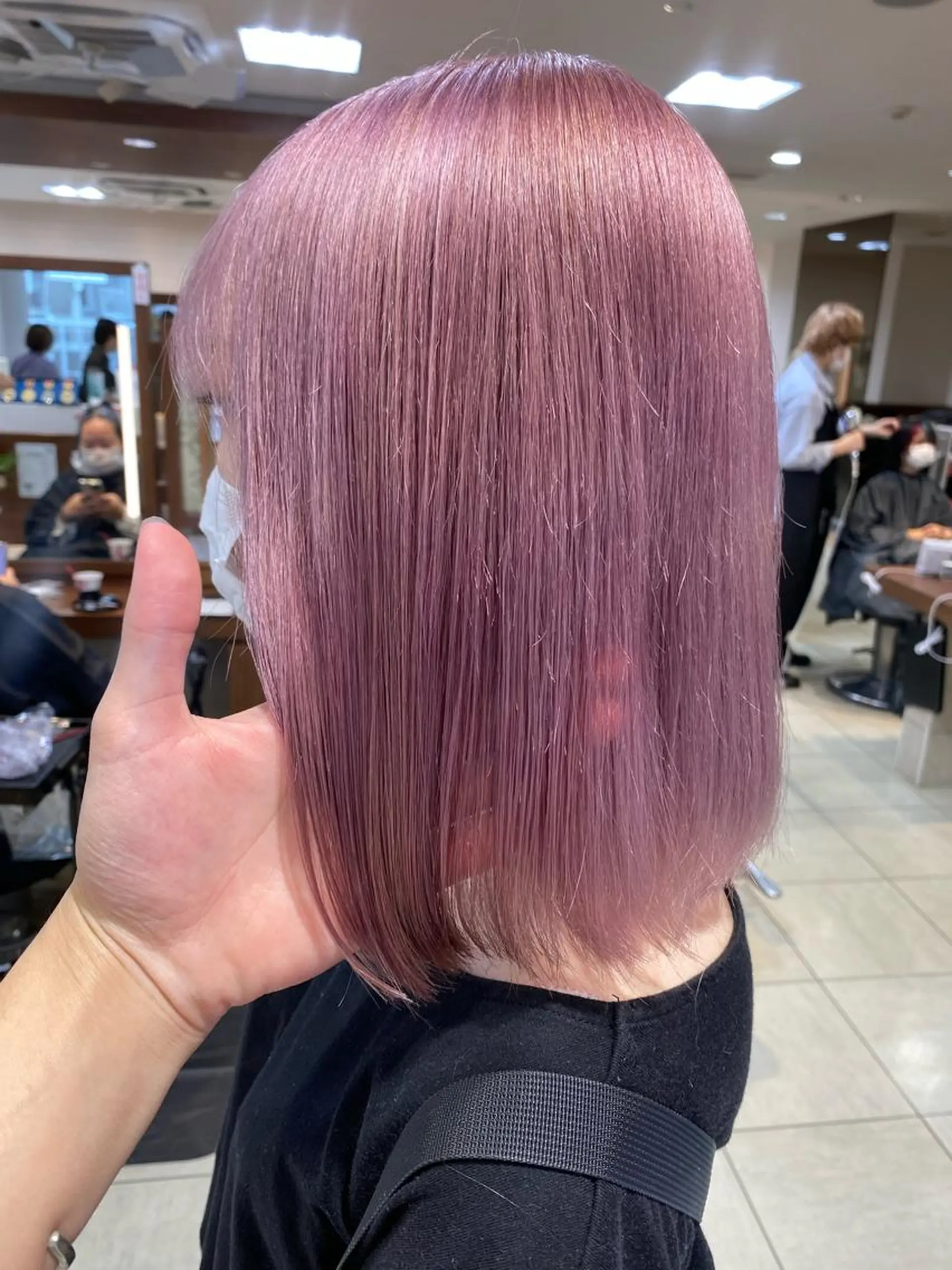 ミディアム カラー ブリーチ指名No.1 Daikiのヘアスタイル