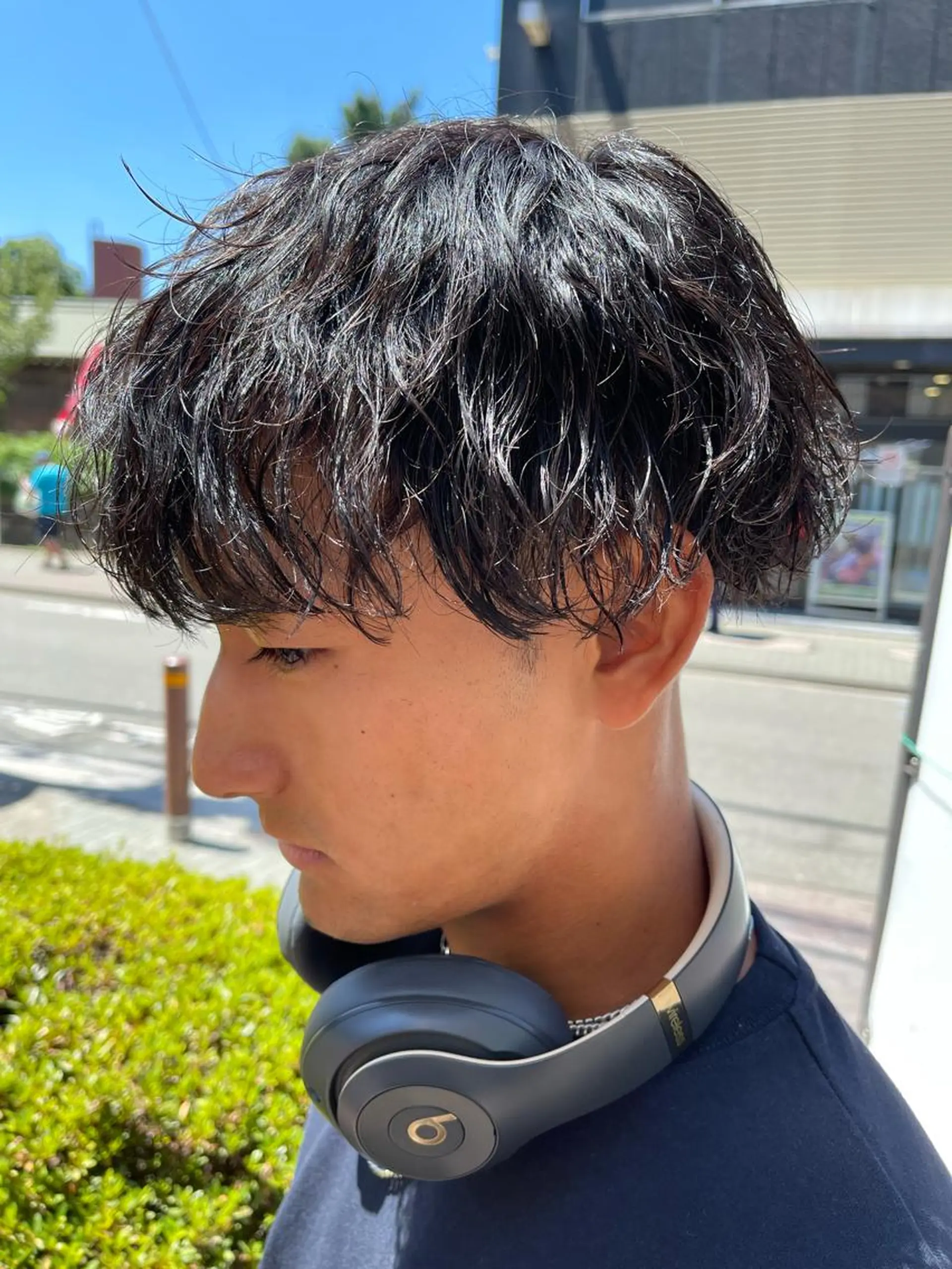 ショート パーマ キッズ ツイストスパイラルパーマ ニュアンスパーマ スパイラルパーマ ツイストパーマ カット パーマ メンズパーマ特化/ KAORU/店長のヘアスタイル