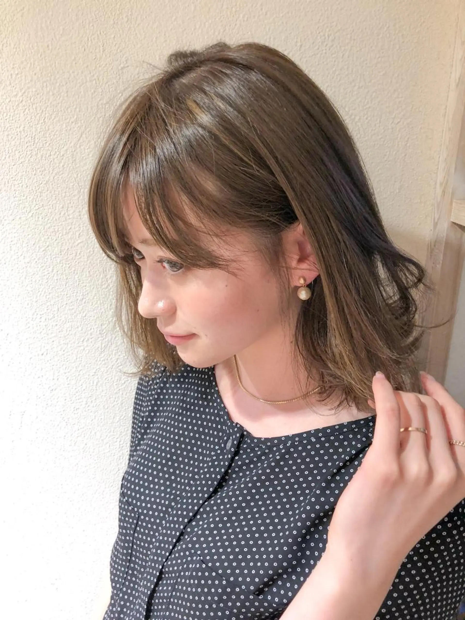 ミディアム カラー ブリーチ ダブルカラー 【1日2名様限定】 AFLOAT白川雄副のヘアスタイル