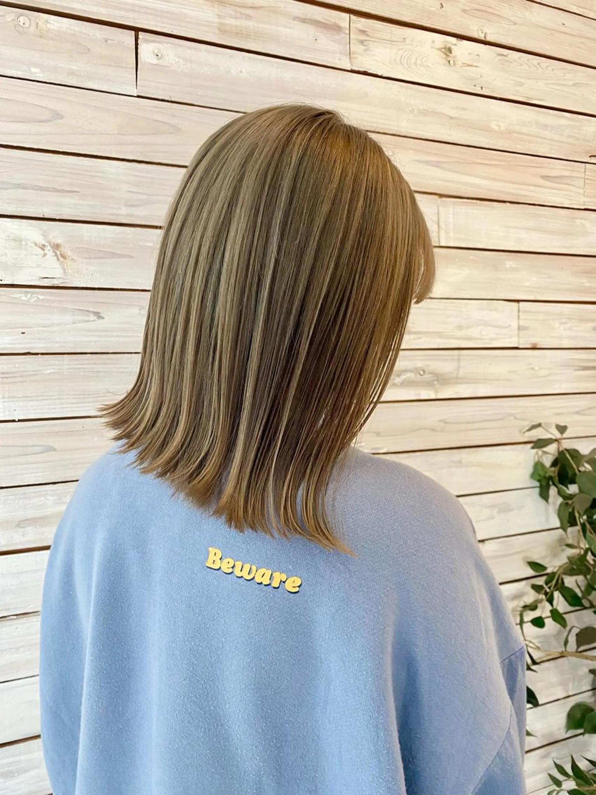 ミディアム ボブ カット 赤み消し特化/ 藤本 彩果のヘアスタイル