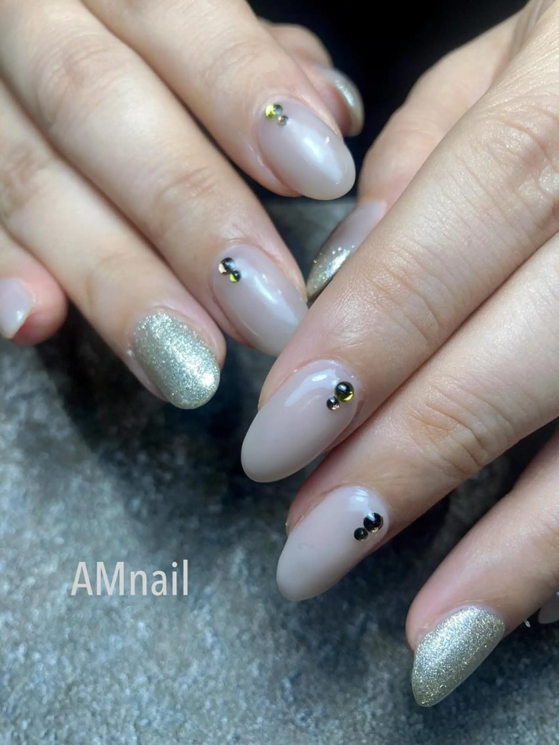 ネイル アートネイル 持ち込み ハンドネイル Am:nail 柏 SUE（スゥ）のネイルデザイン