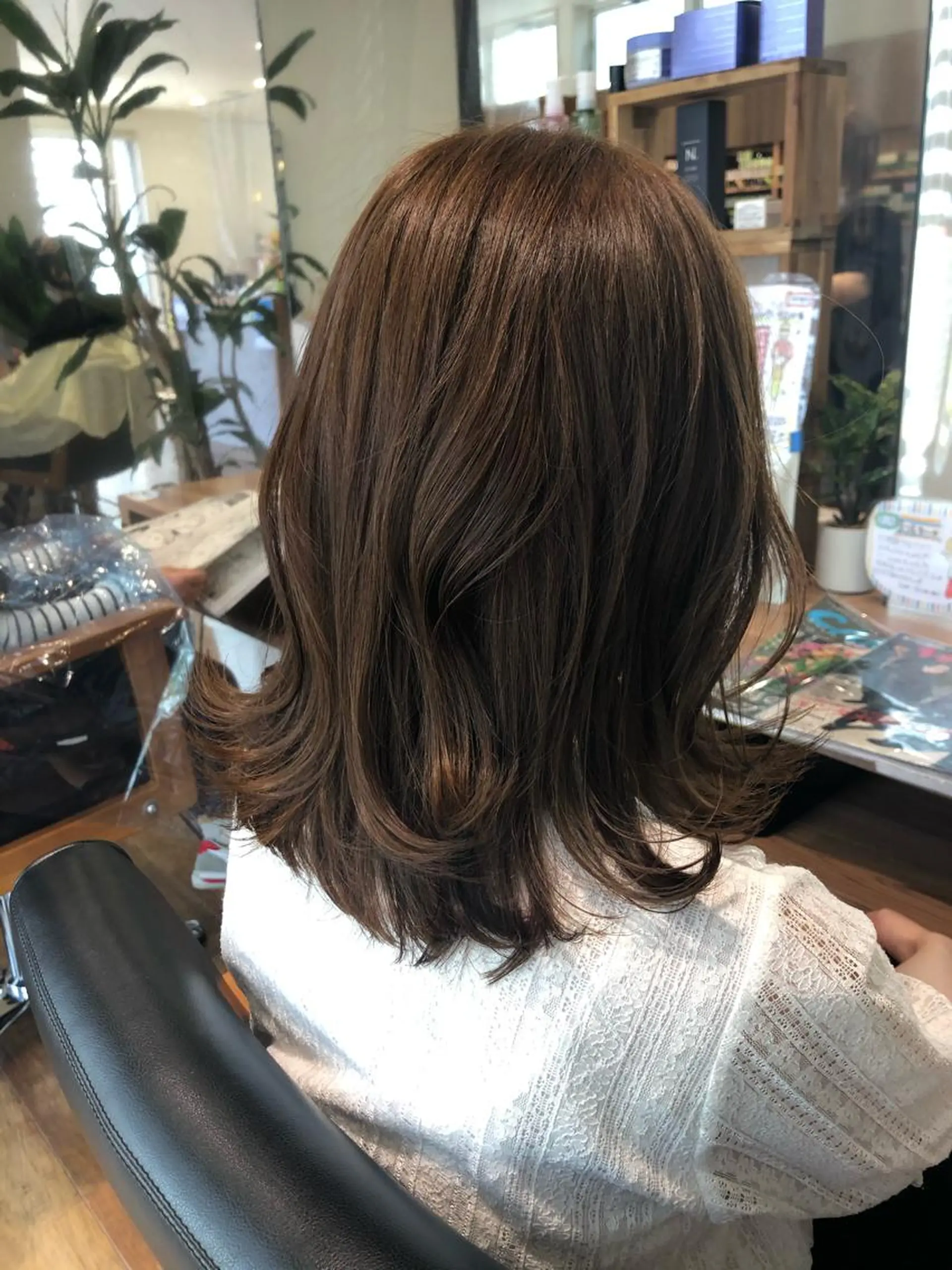 ミディアム カット しょうへいの店四郎丸店所属・大川 優佳のヘアスタイル