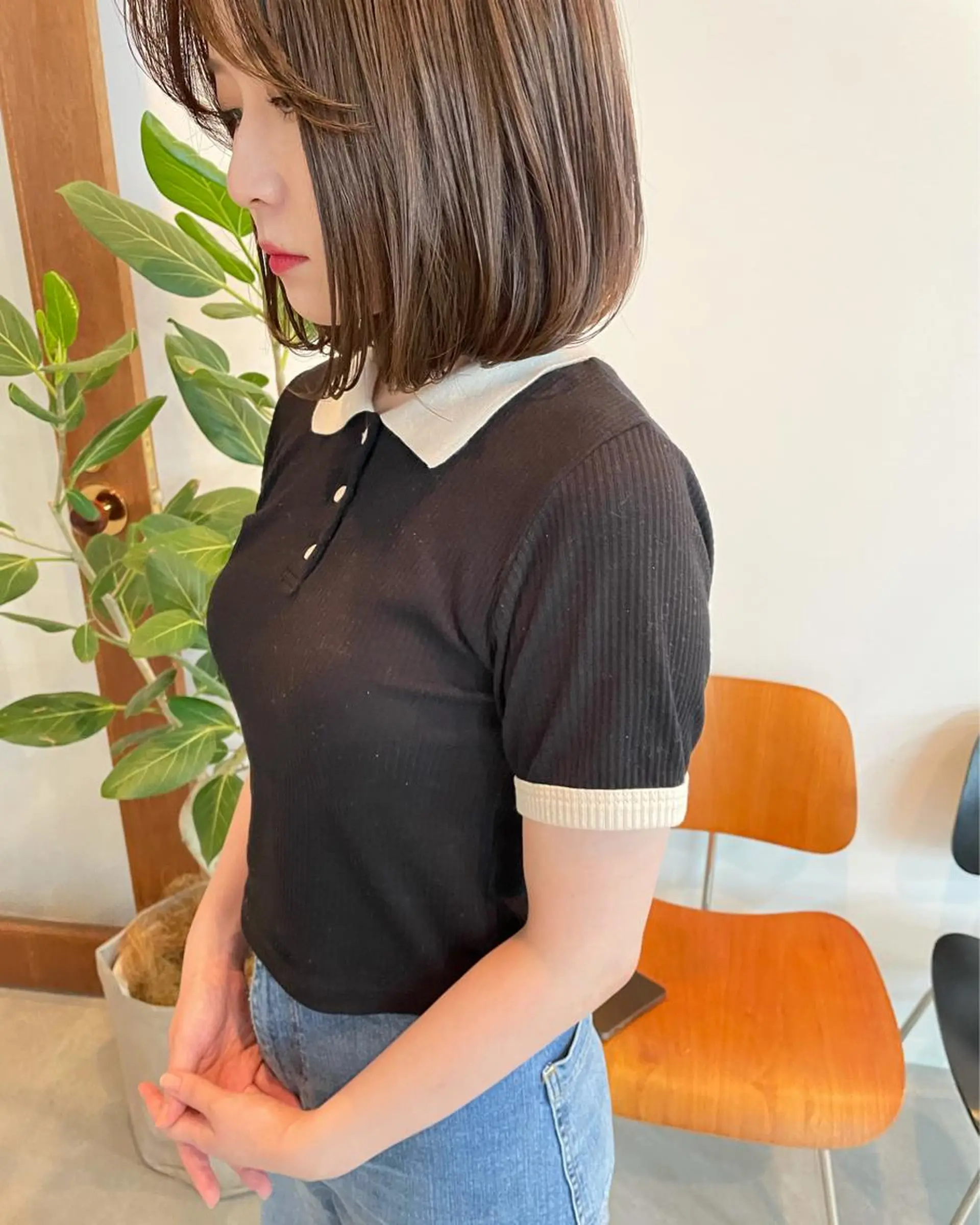 ショート 伸ばしかけ カット ヘアカラー トリートメント SAKURA omotesandoのヘアスタイル