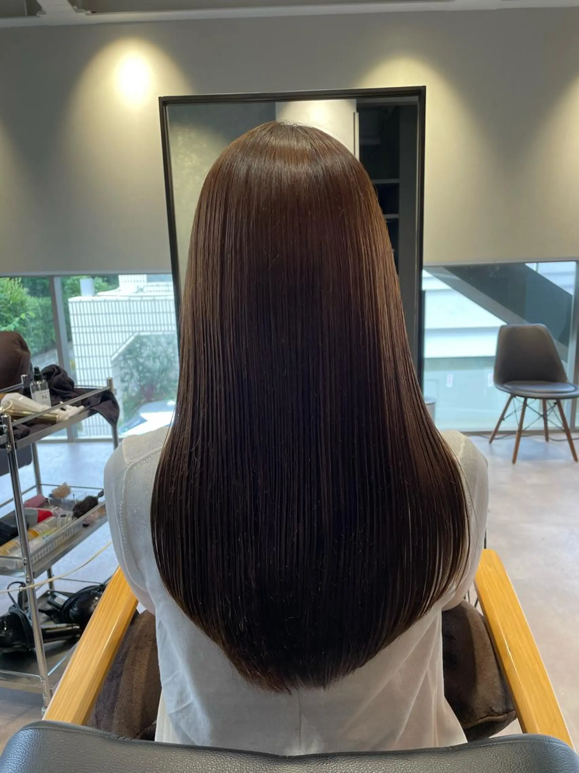 ロング 縮毛矯正 韓国風/オシャレ /縮毛矯正/滝口琴未のヘアスタイル