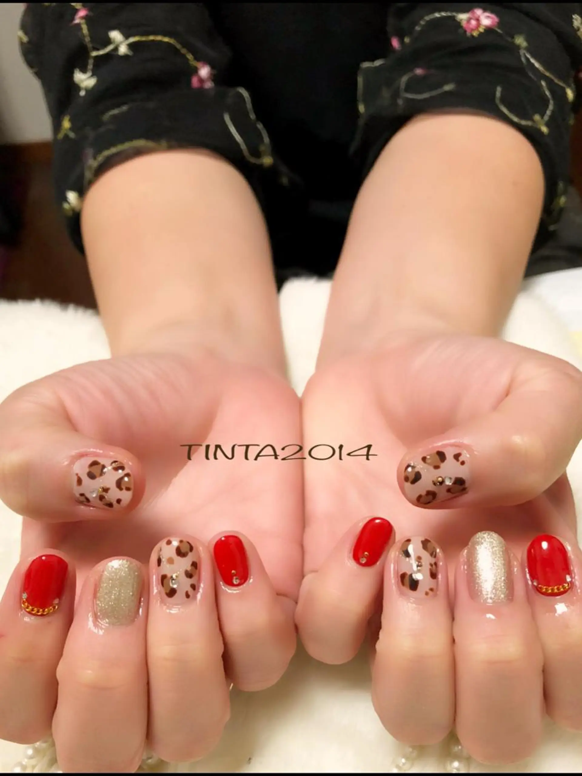 ネイル アニマル柄 ネイルサロン ティンタ所属・馬場 典子のネイルデザイン