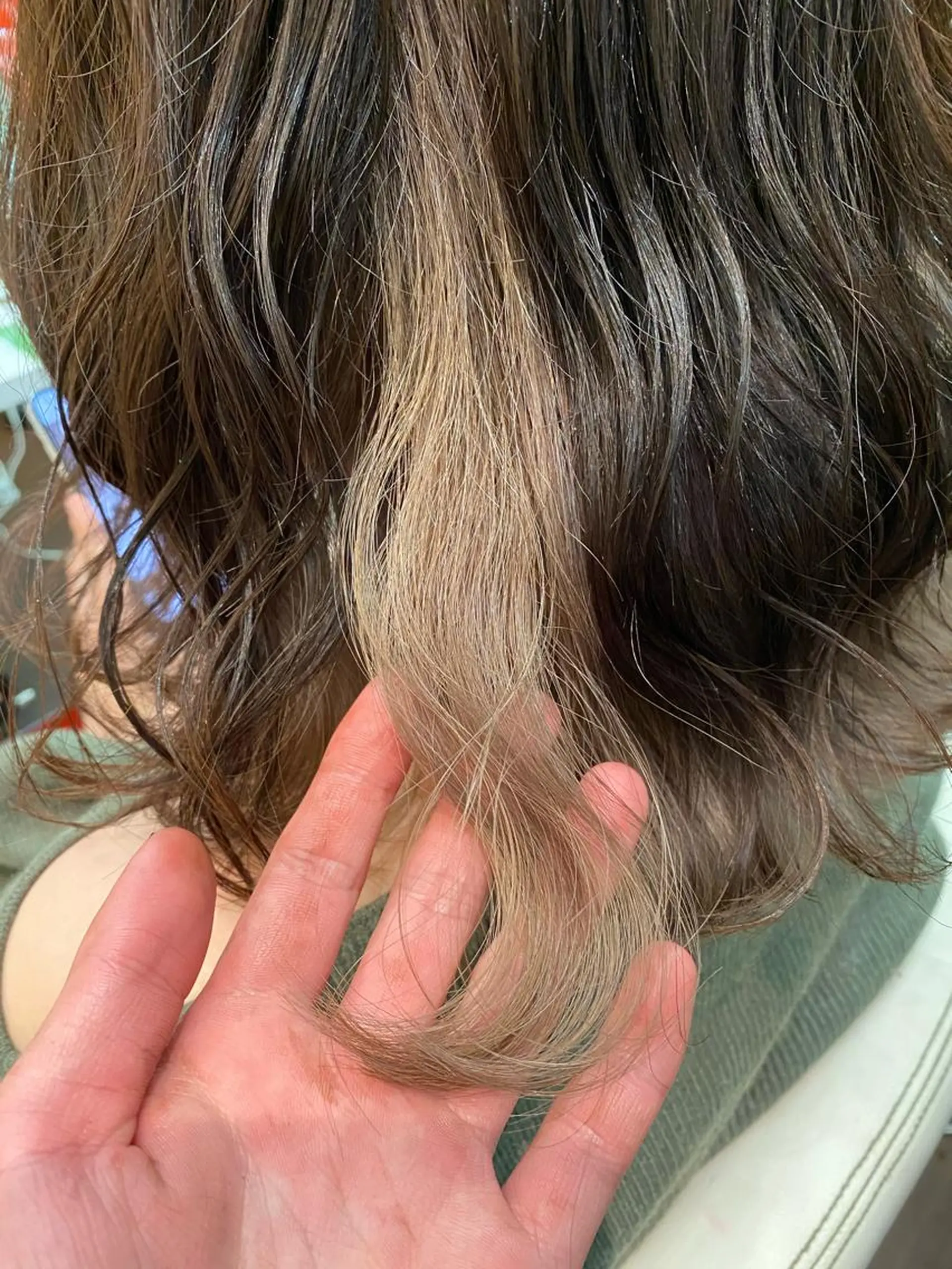 ミディアム ヘアカラー ゆぴ☾‪/推しカラー /ハイトーンのヘアスタイル