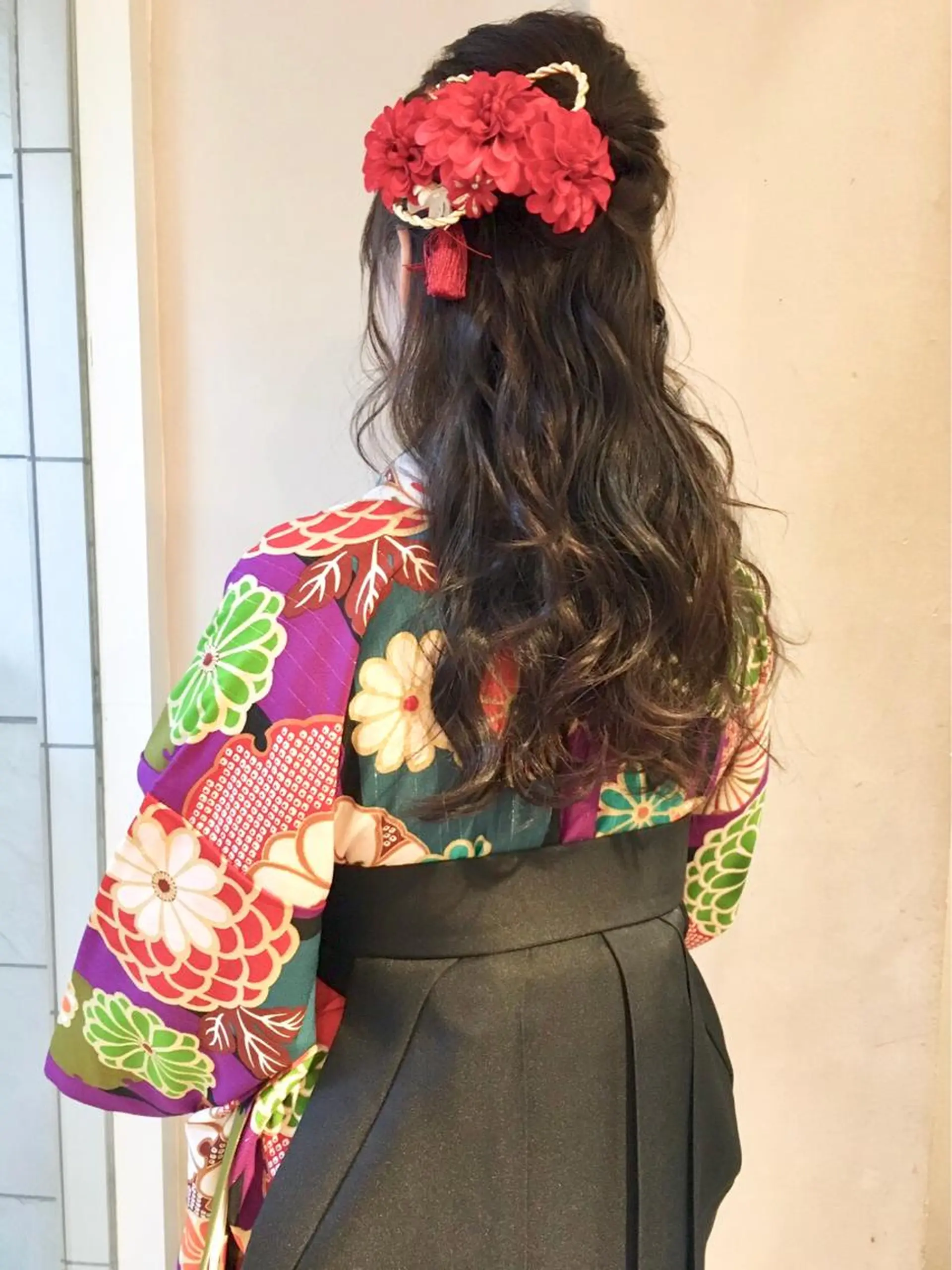 ロング ヘアアレンジ ハーフアップ ロング Neolive Cava 相模大野店所属・sola: neoliveのヘアスタイル