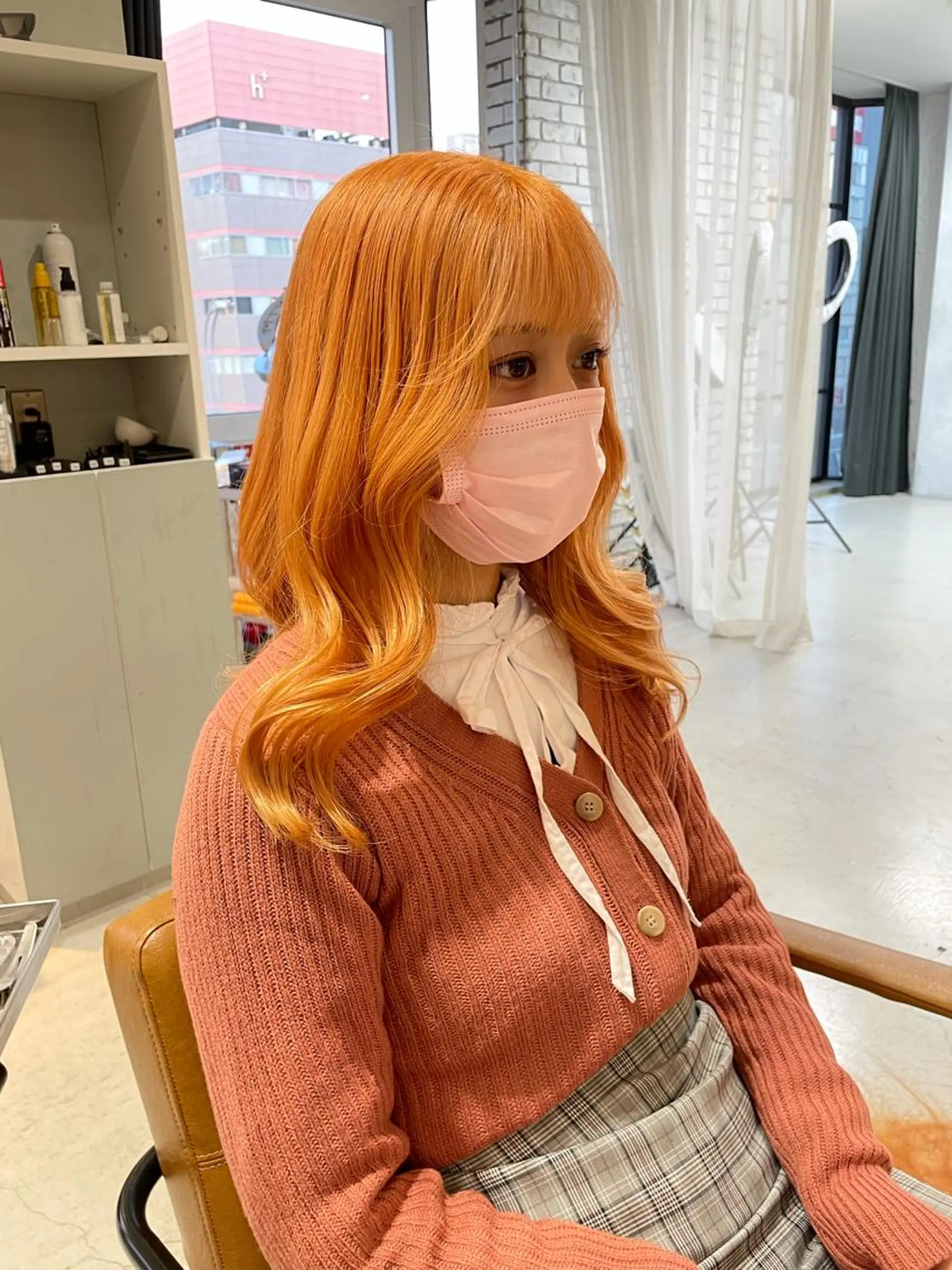 ロング ヘアカラー 大阪韓国ヘア 🦋RINKAのヘアスタイル