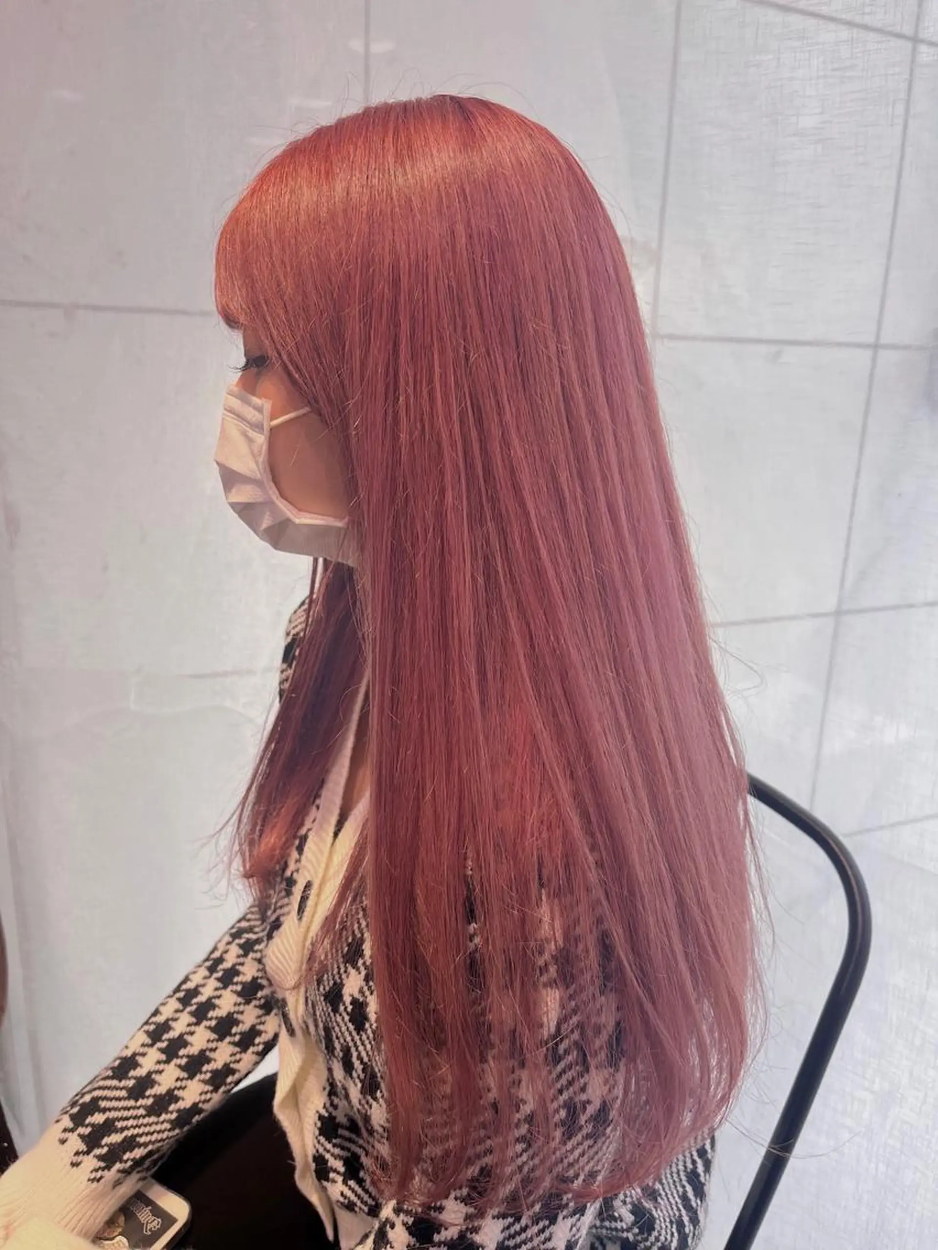 ロング カラー ベージュカラー 黒髪 ブリーチ ブルーカラー ブルーブラック 酸性ストレート 🤍🎀honokaのヘアスタイル