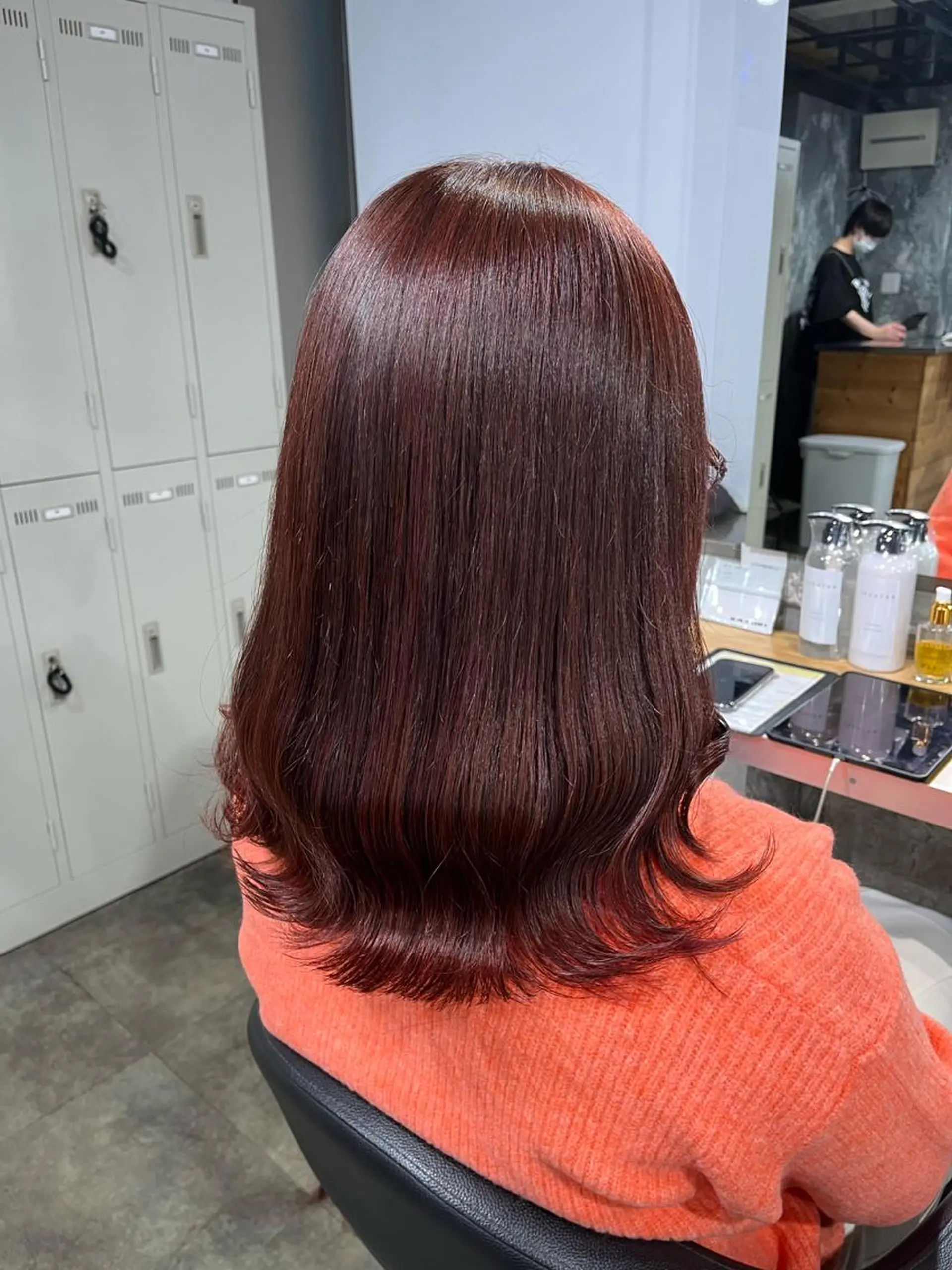 ミディアム カット ヘアカラー トリートメント ヘッドスパ ヘアセット I S所属・🌿透明感カラー‪ 縮毛矯正✨かずきのヘアスタイル