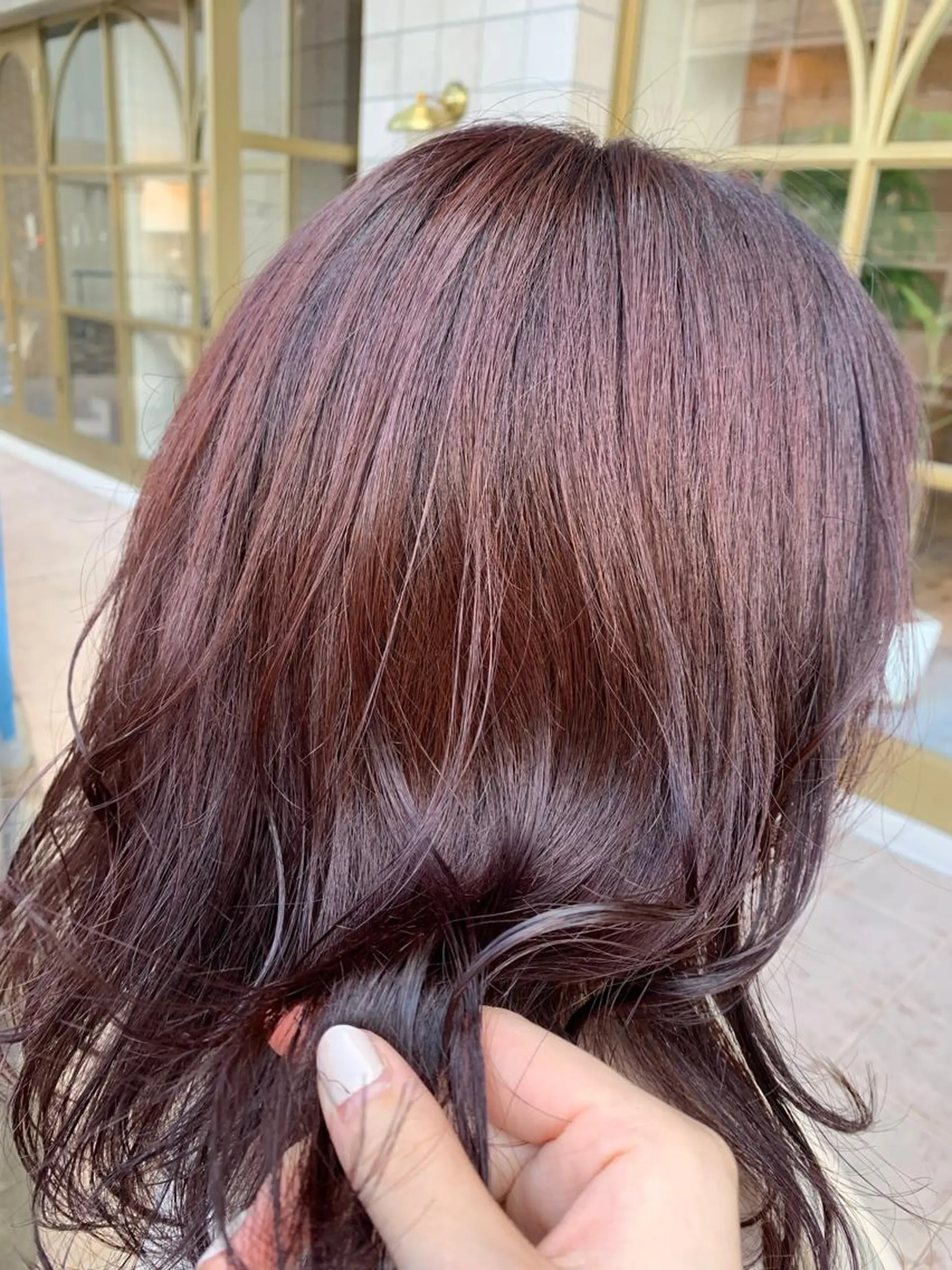 カラー ピンクカラー Aya/四条烏丸/ インナーカラーのヘアスタイル