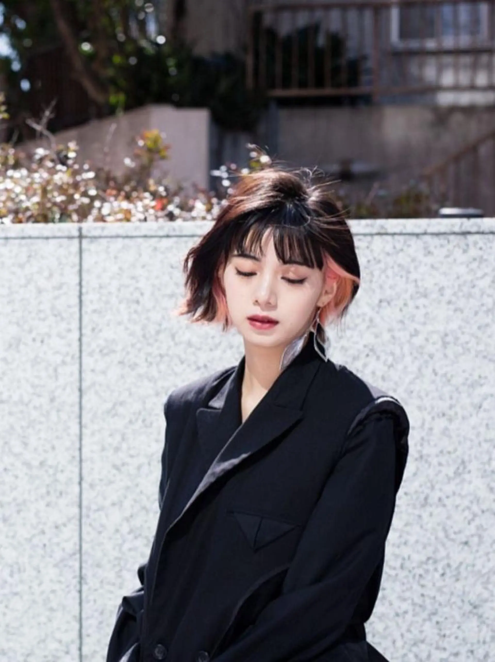 ショート カラー インナーカラー ナチュラルなヘア /ヨシダトモキのヘアスタイル