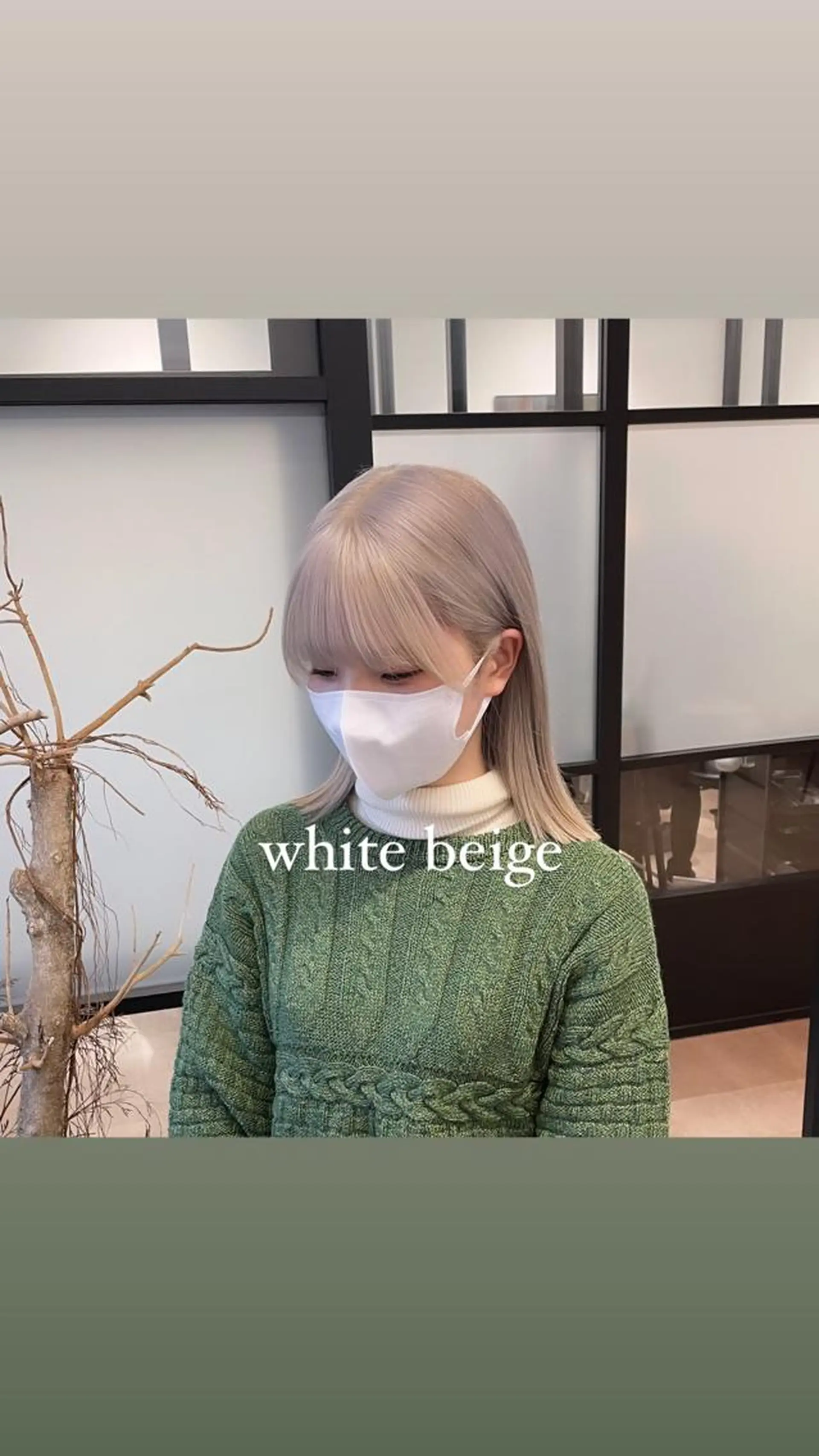 カラー storiiz所属・本田大輝top designerのヘアスタイル