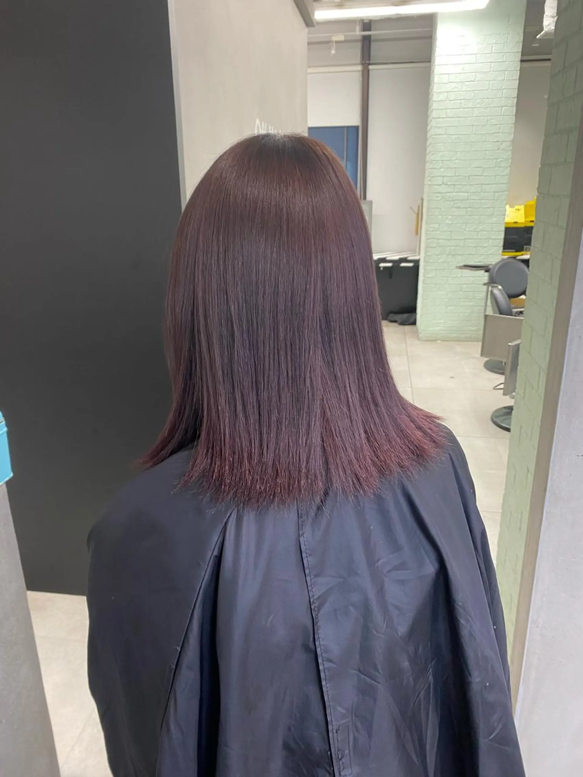 ミディアム ピンクブラウン 韓国風モテヘア 🇰🇷aki♡のヘアスタイル