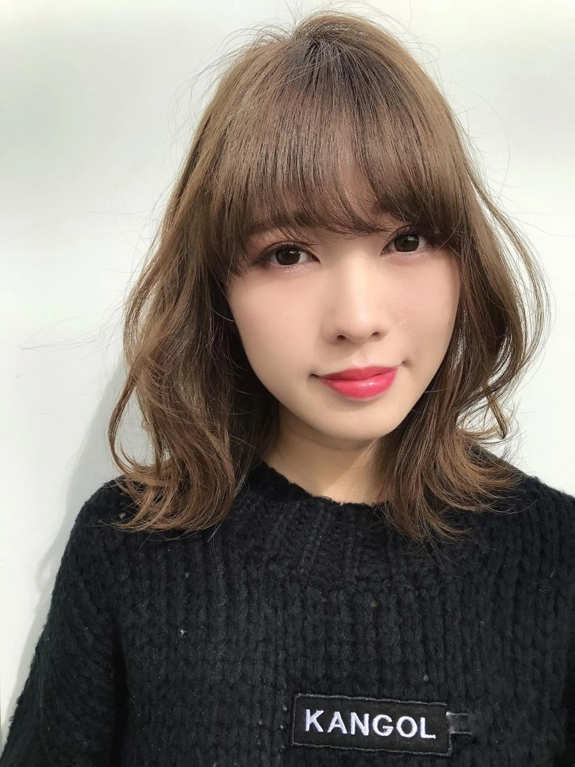 ミディアム カラー 寺山 佳貴のヘアスタイル