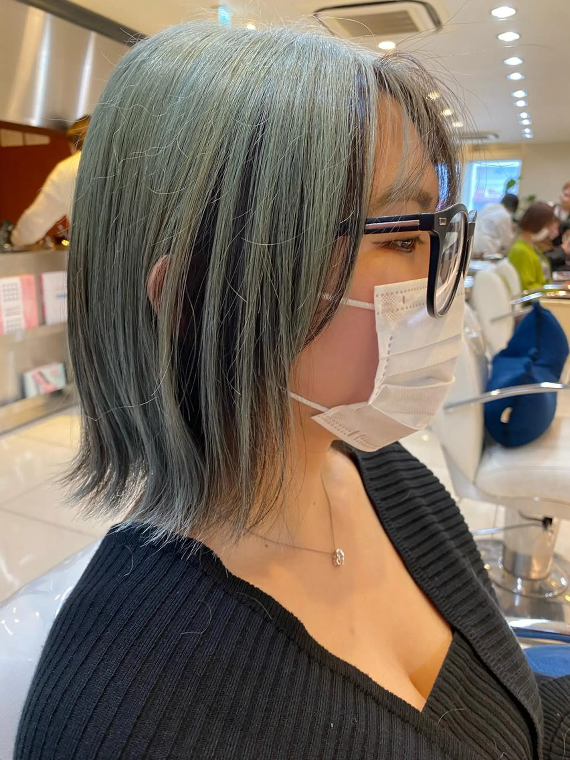 ミディアム ヘアカラー sea's所属・ヒラカホ/矢場町/ ブリーチ/似合わせのヘアスタイル