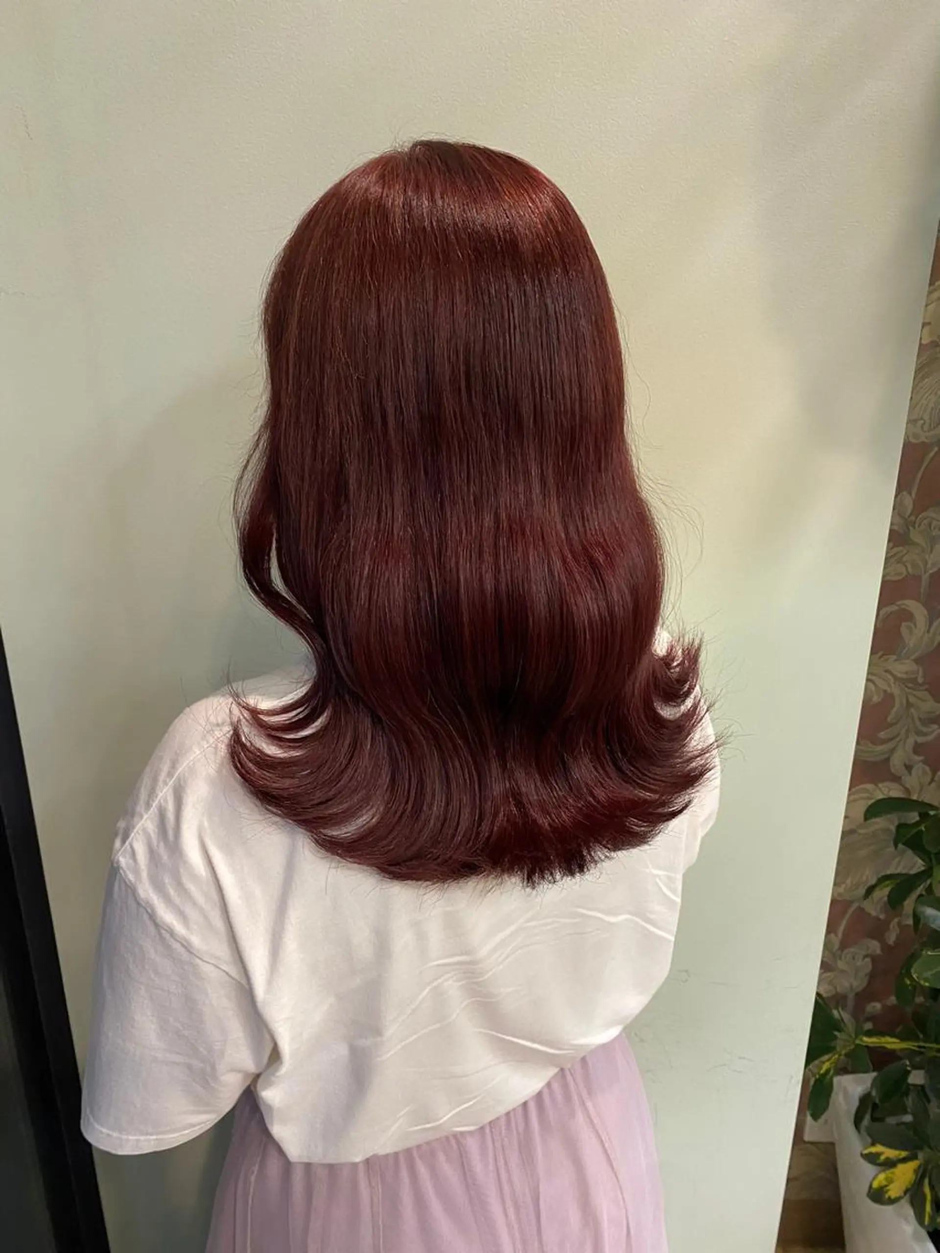 セミロング カラー ヘアアレンジ 'AXIS nagoya所属・'AXIS江森 美空のヘアスタイル