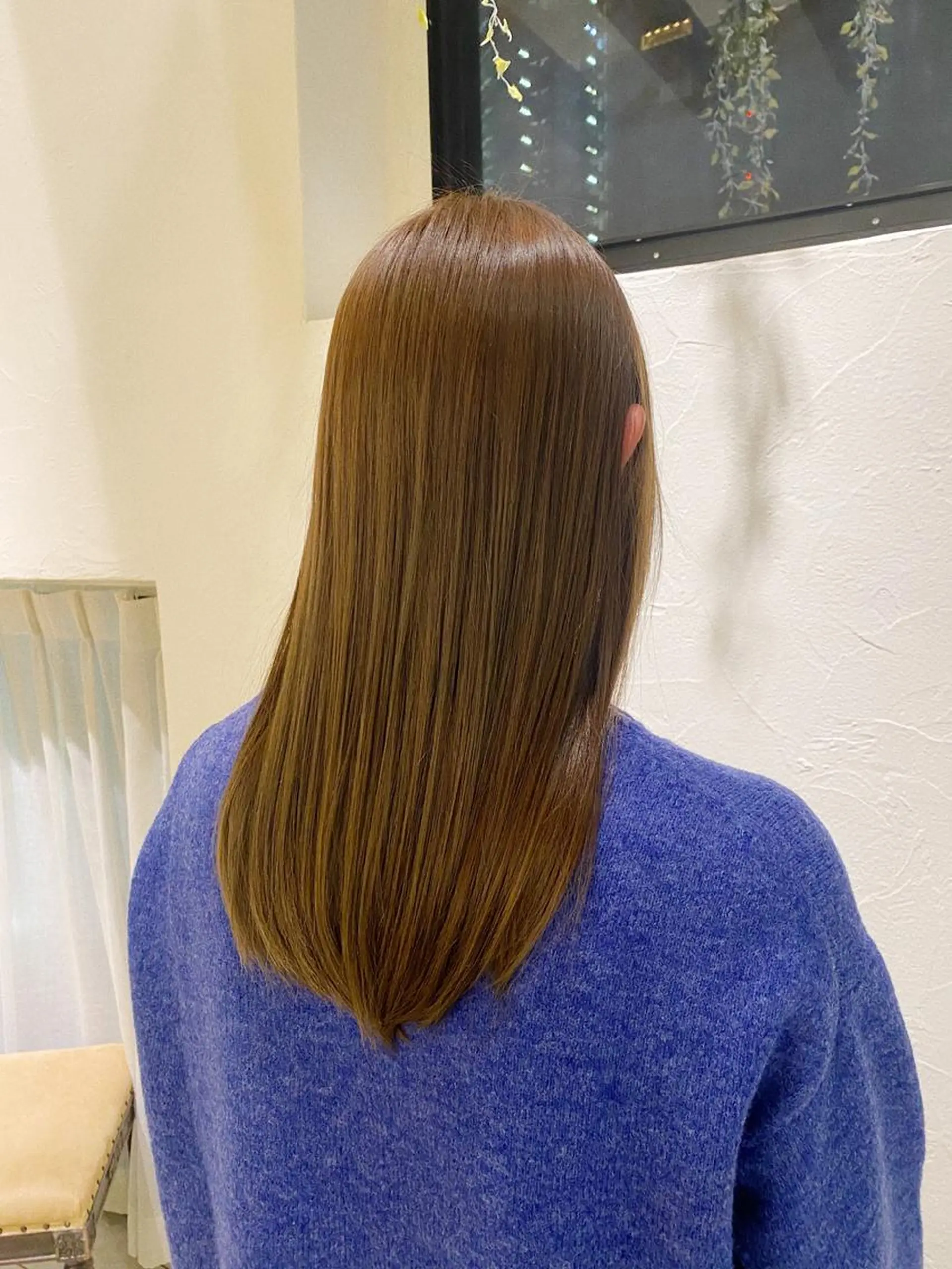 ロング ヘアカラー トリートメント 艶髪/艶カラー/縮毛 /   タキダのヘアスタイル