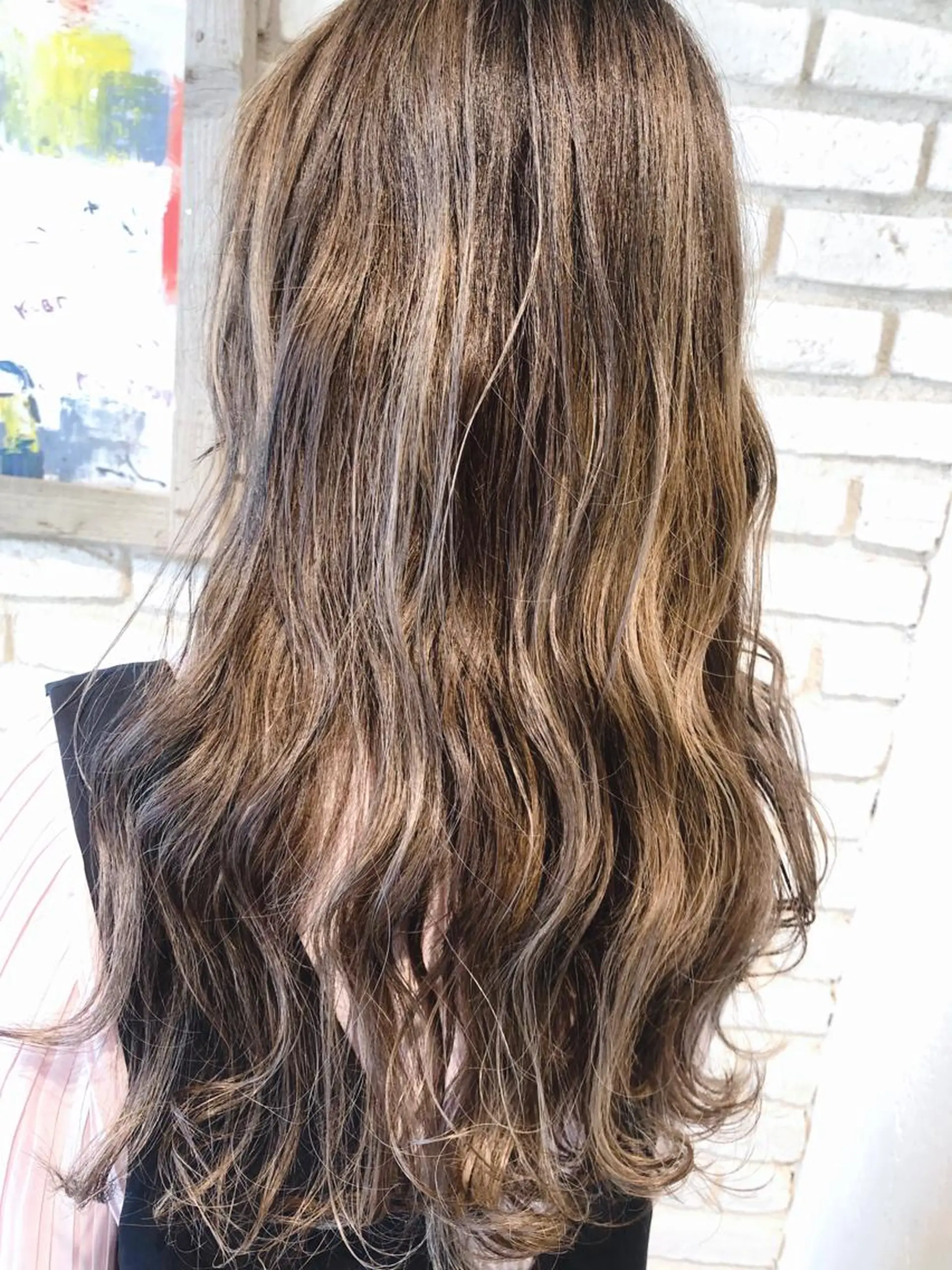 ロング カラー ハイライトカラー ハイライト oasis(オアシス)所属・oasis/吉岡 /白髪の悩み解決へのヘアスタイル