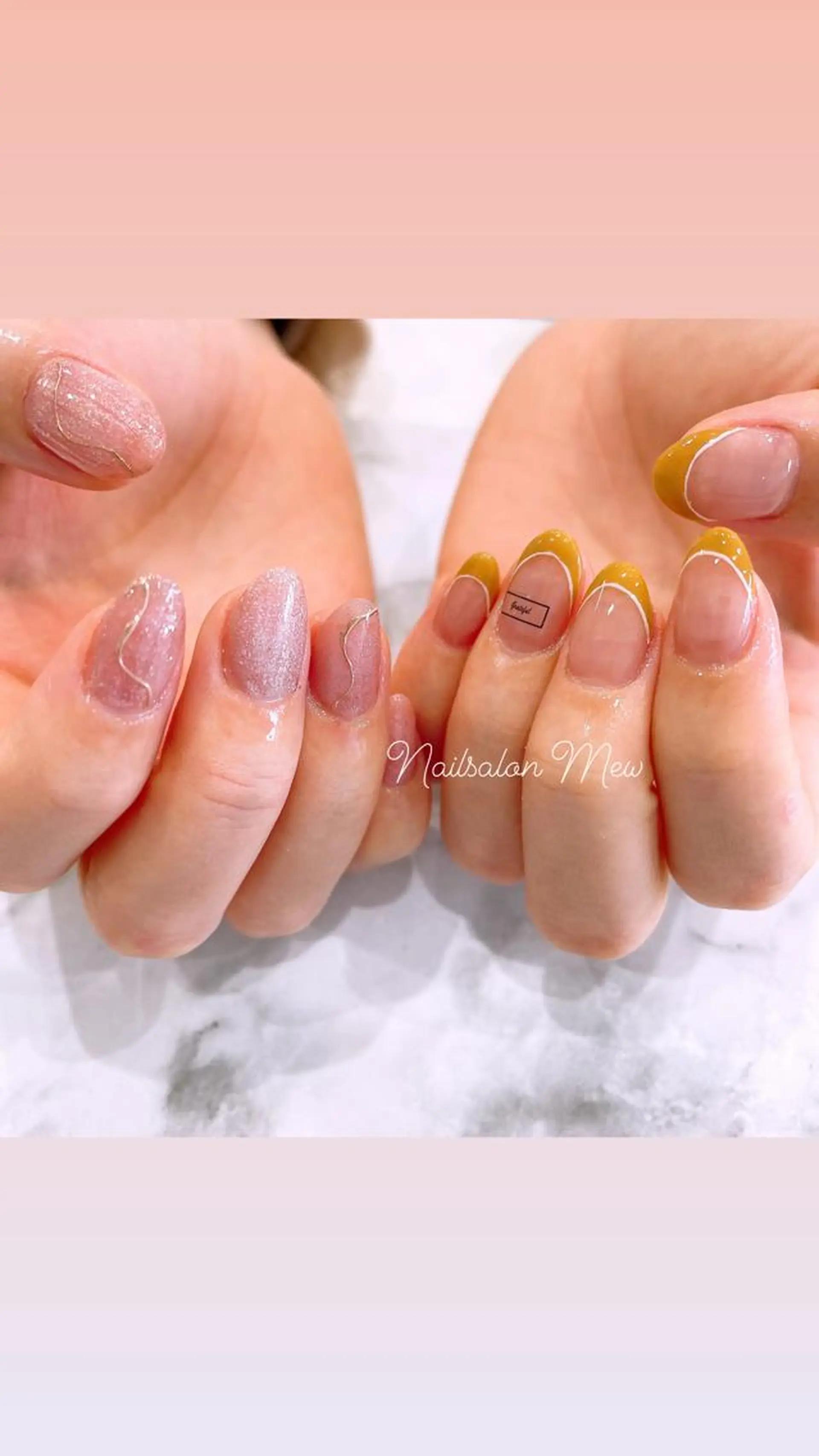 ネイル ハンドネイル フットネイル Nailsalon Mew所属・Nailsalon Mew❤︎のネイルデザイン