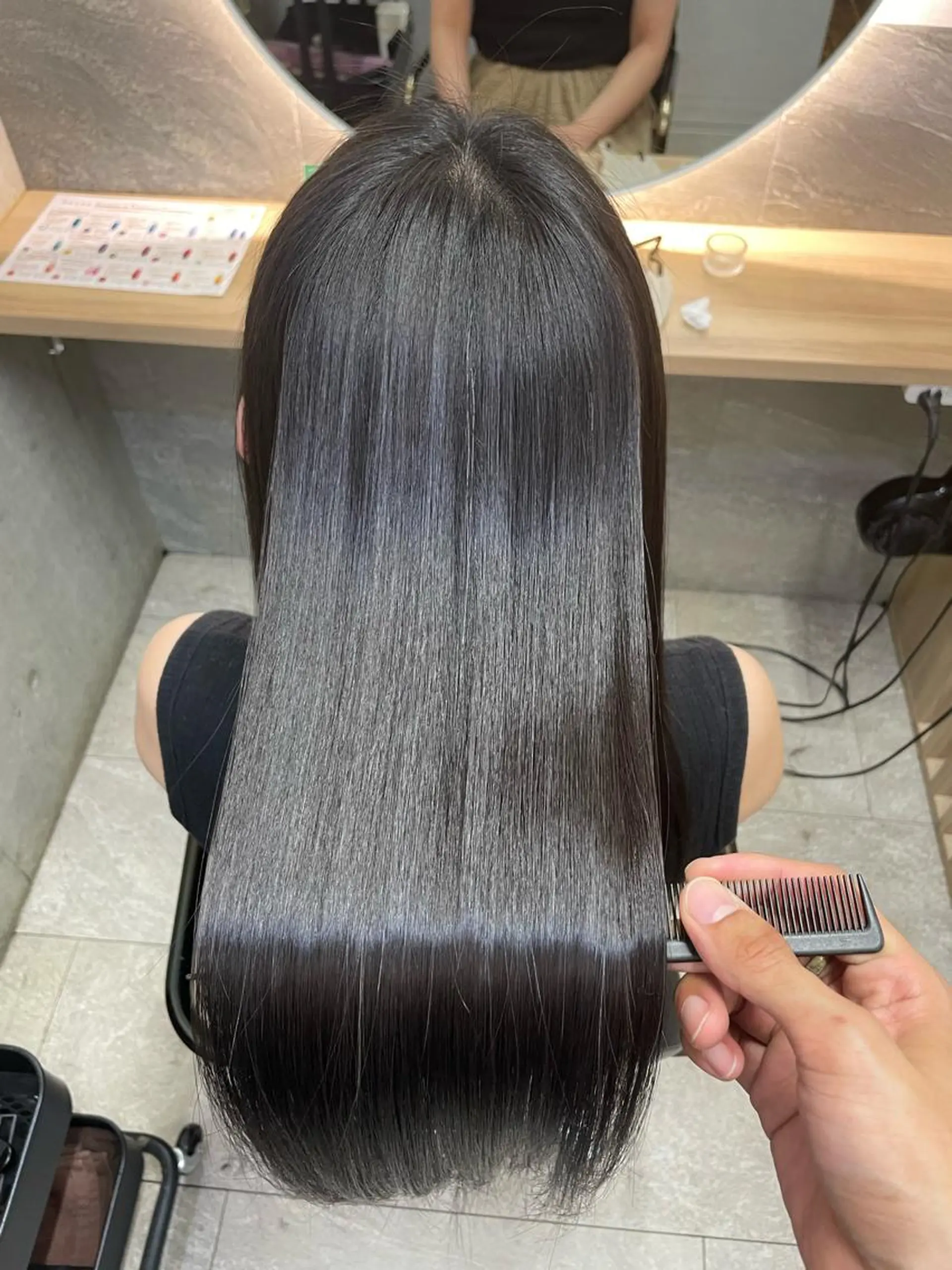 ロング パーマ 縮毛矯正 トリートメント youres hair はなれ店所属・髪質改善🌸縮毛矯正 専門家💖後藤のヘアスタイル