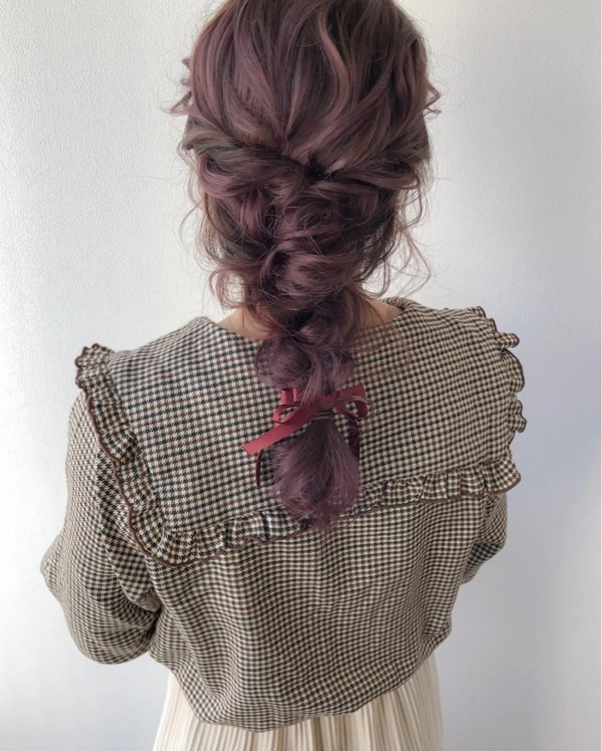 セミロング カラー ヘアアレンジ autre所属・大久保 ひでなりのヘアスタイル