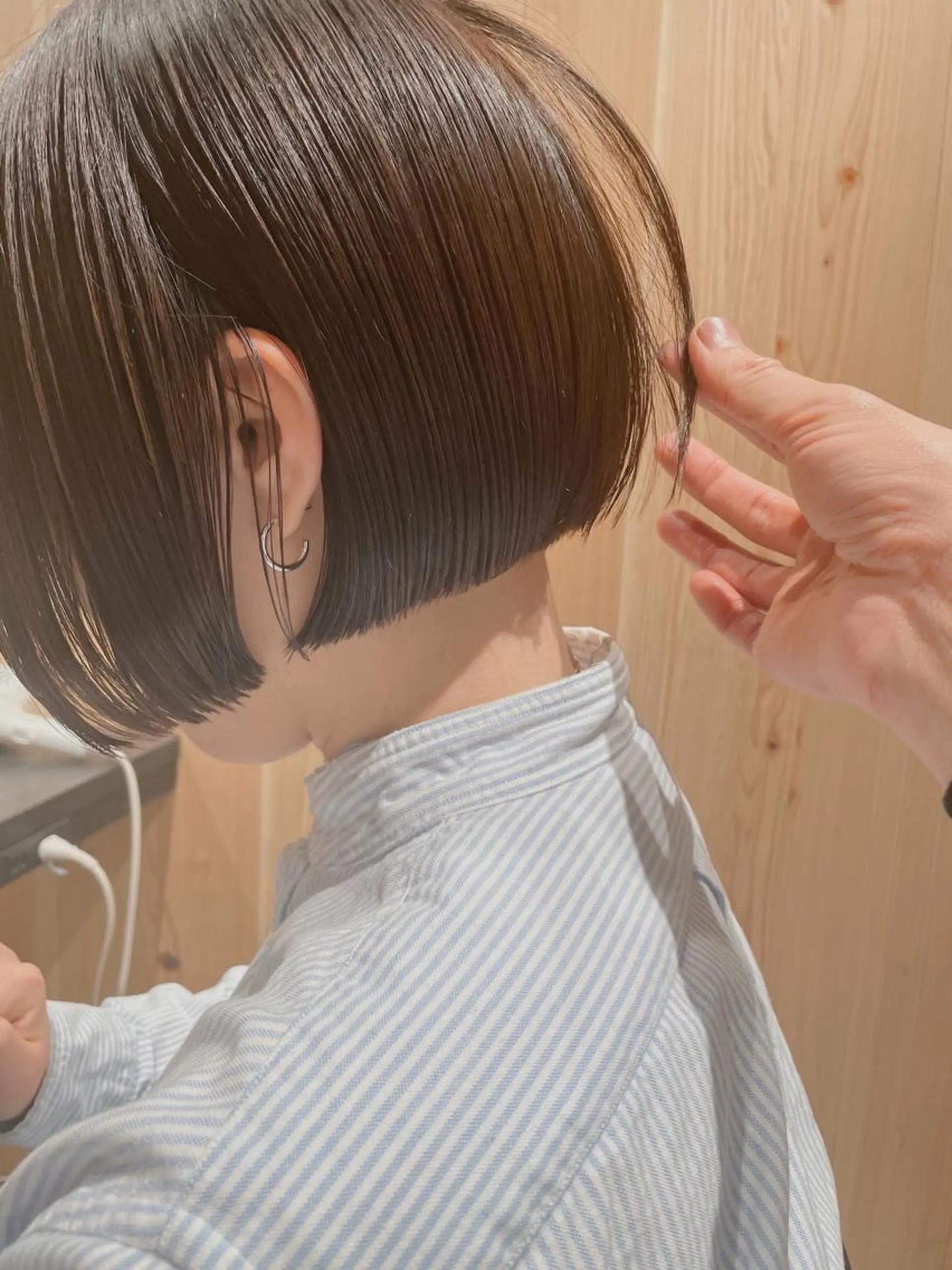 ショート カラー ボブ カット トリートメント センスをお届けします 大谷将生INFPのヘアスタイル