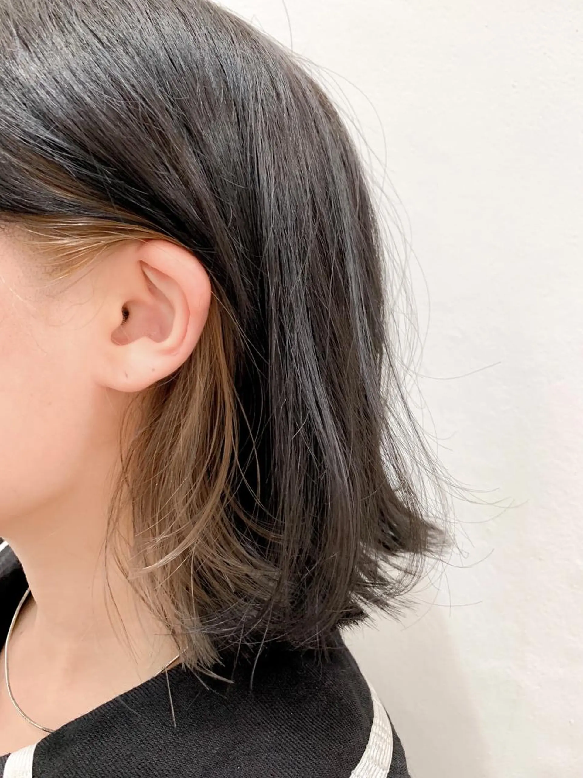 ミディアム カラー ブリーチ ヘアカラー トリートメント THE./ブリーチ 透感カラー/髪質改善のヘアスタイル