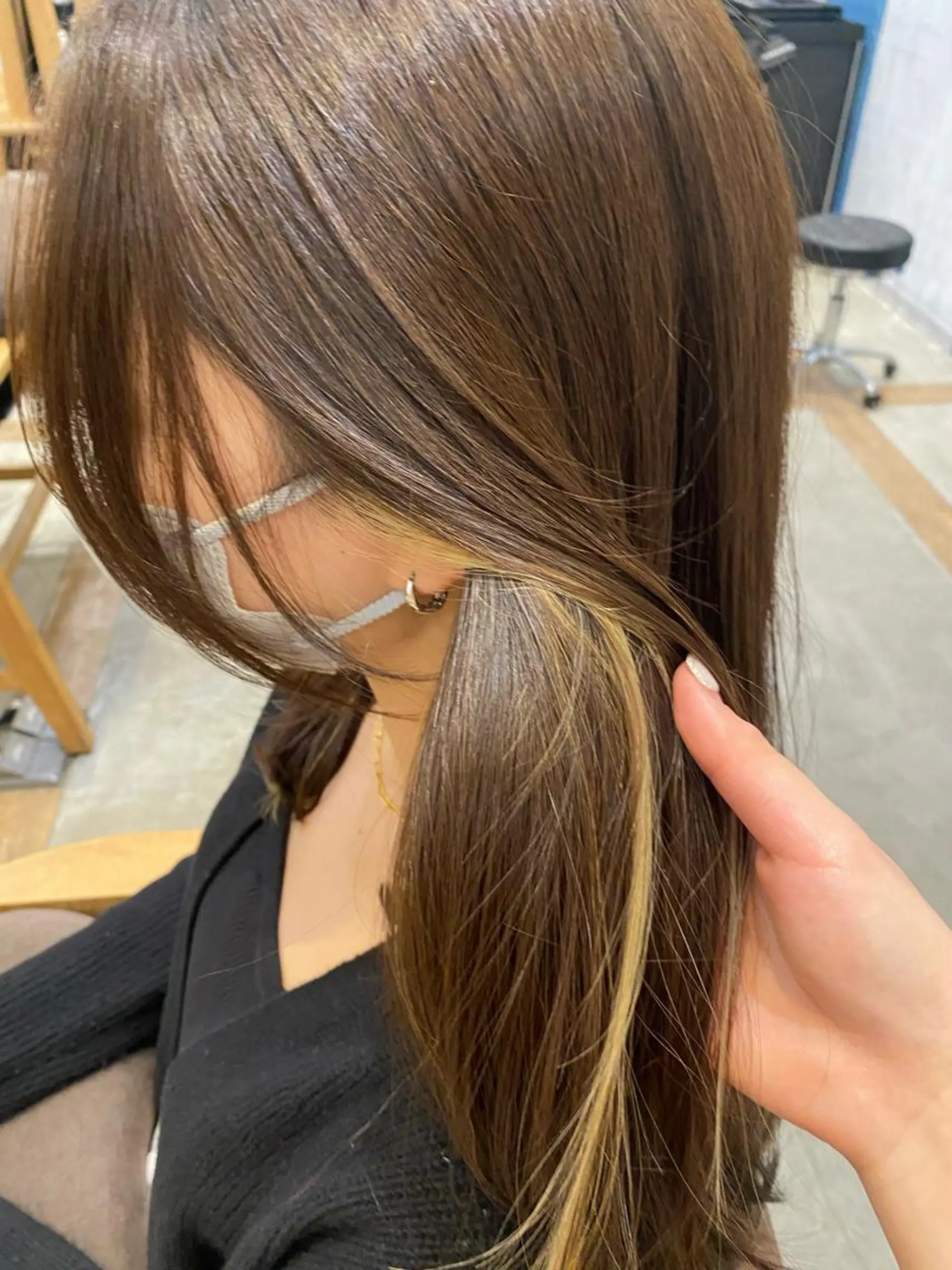 セミロング カラー イヤリングカラー 🫧ワカナ🫧e ye/stylistの眉毛・アイブロウイメージ