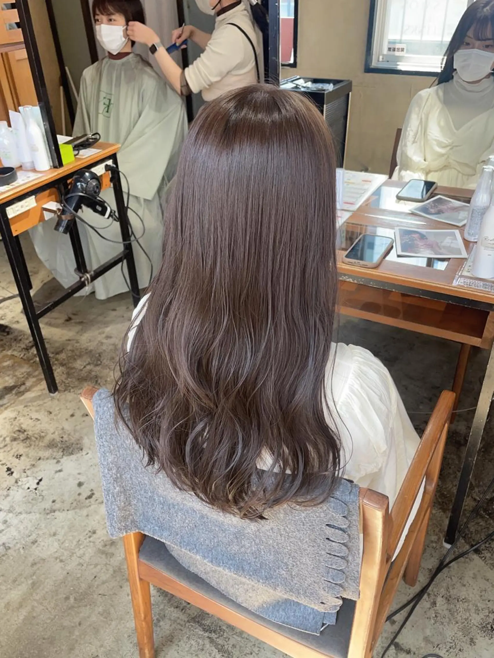 ロング カラー 梅田美容室 山崎海波のヘアスタイル