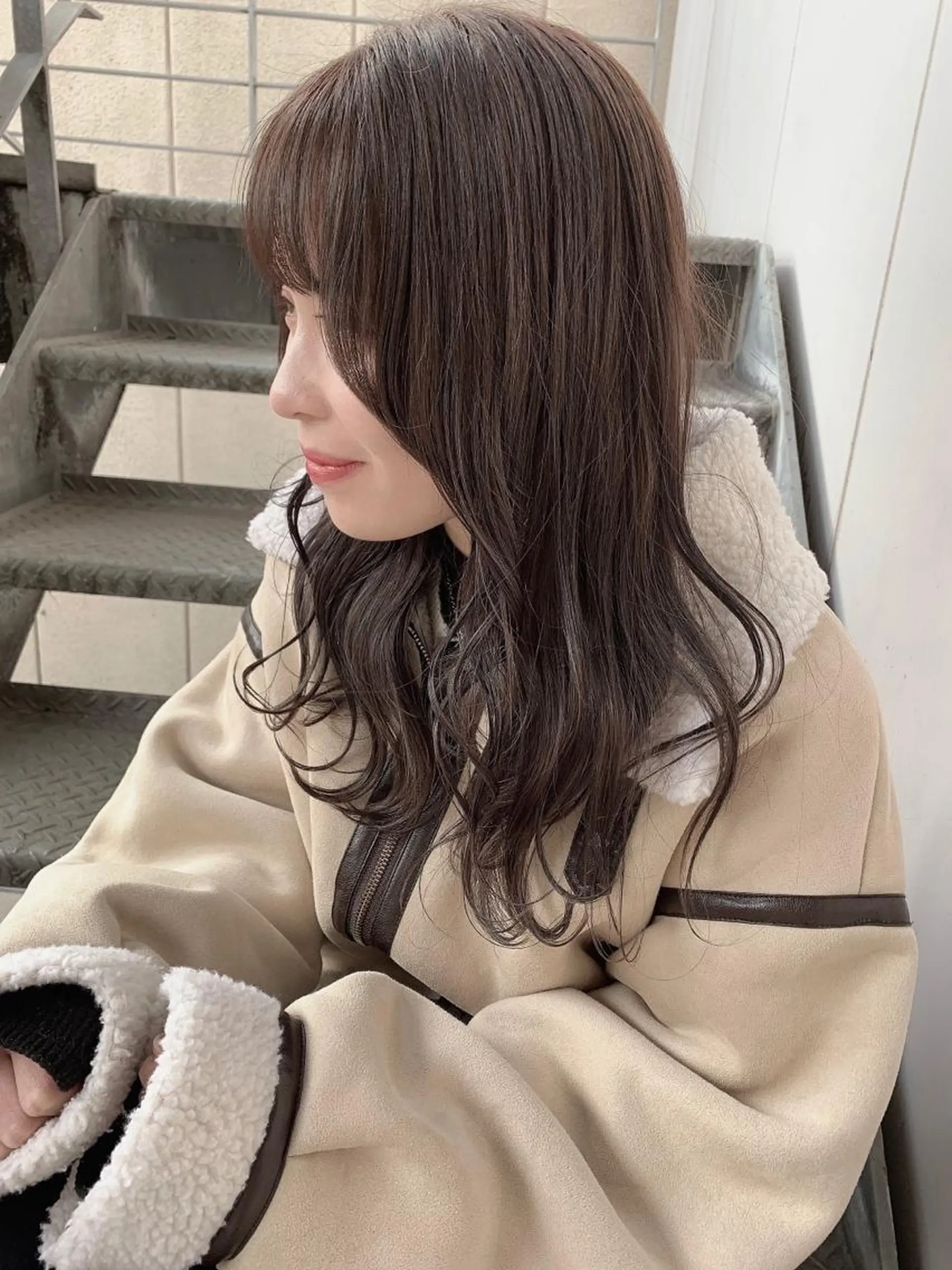 セミロング カラー カット ヘアカラー トリートメント 髪質改善will hairdesignのヘアスタイル