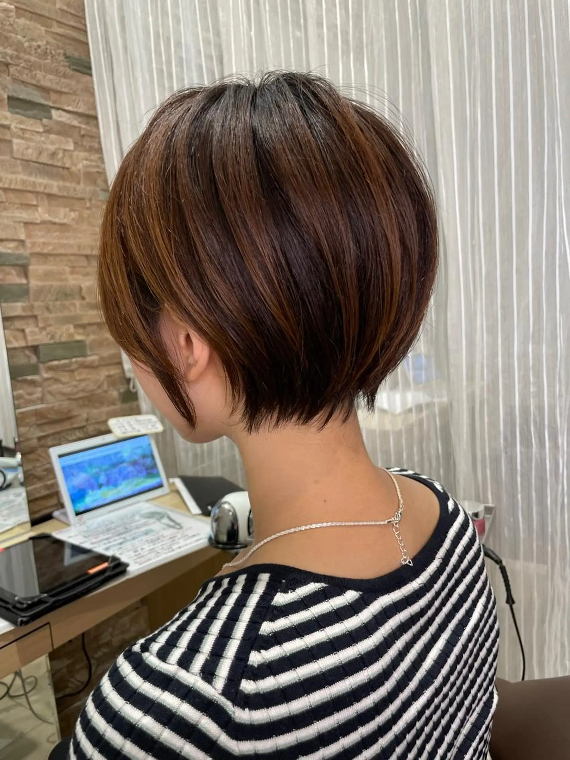 ショート 韓国レイヤー🇰🇷 ReLien西大寺店のヘアスタイル