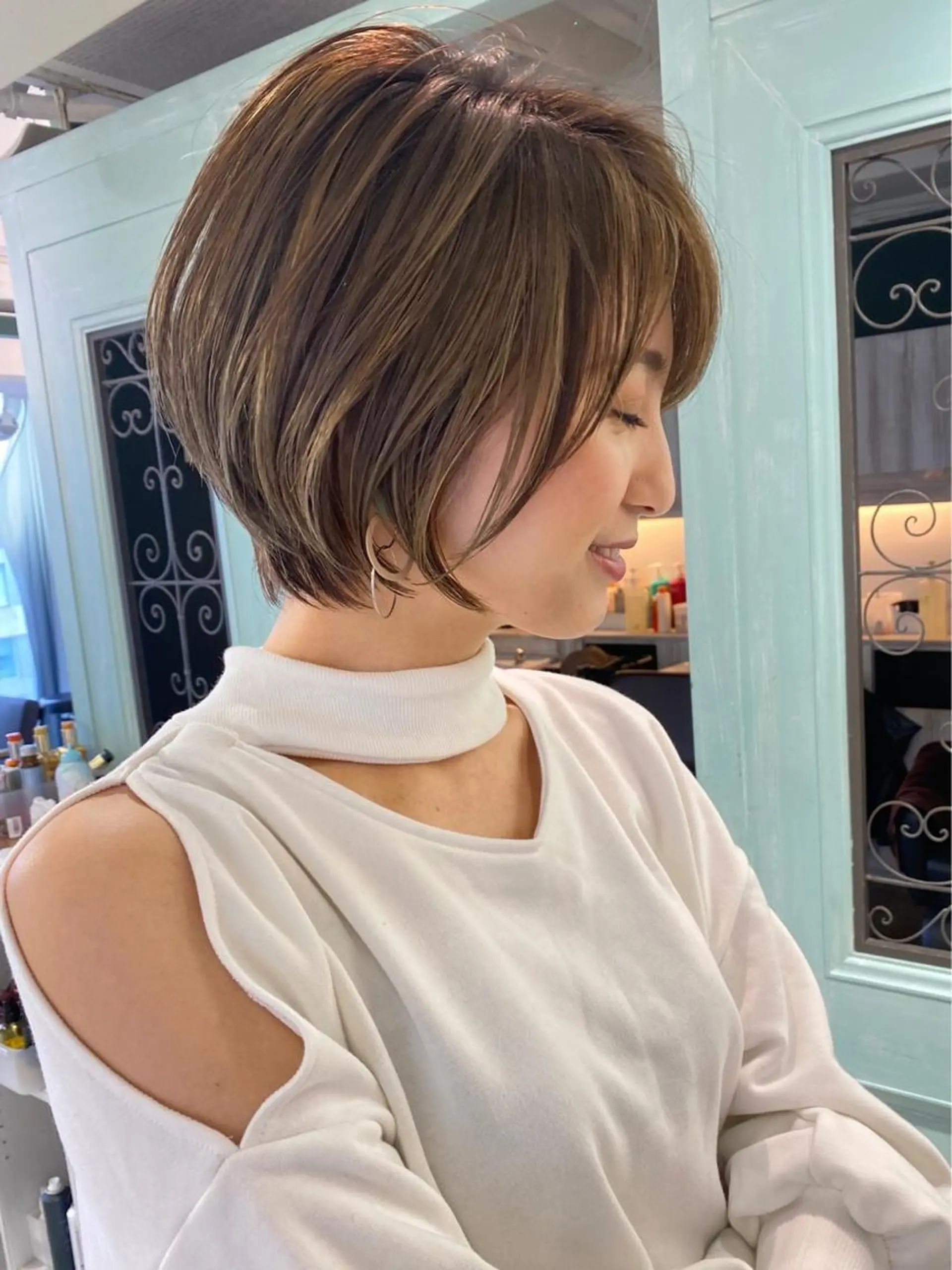 ショート カラー カット ヘアカラー ✨髪質改善/レイヤー ✨川合佑哉のヘアスタイル