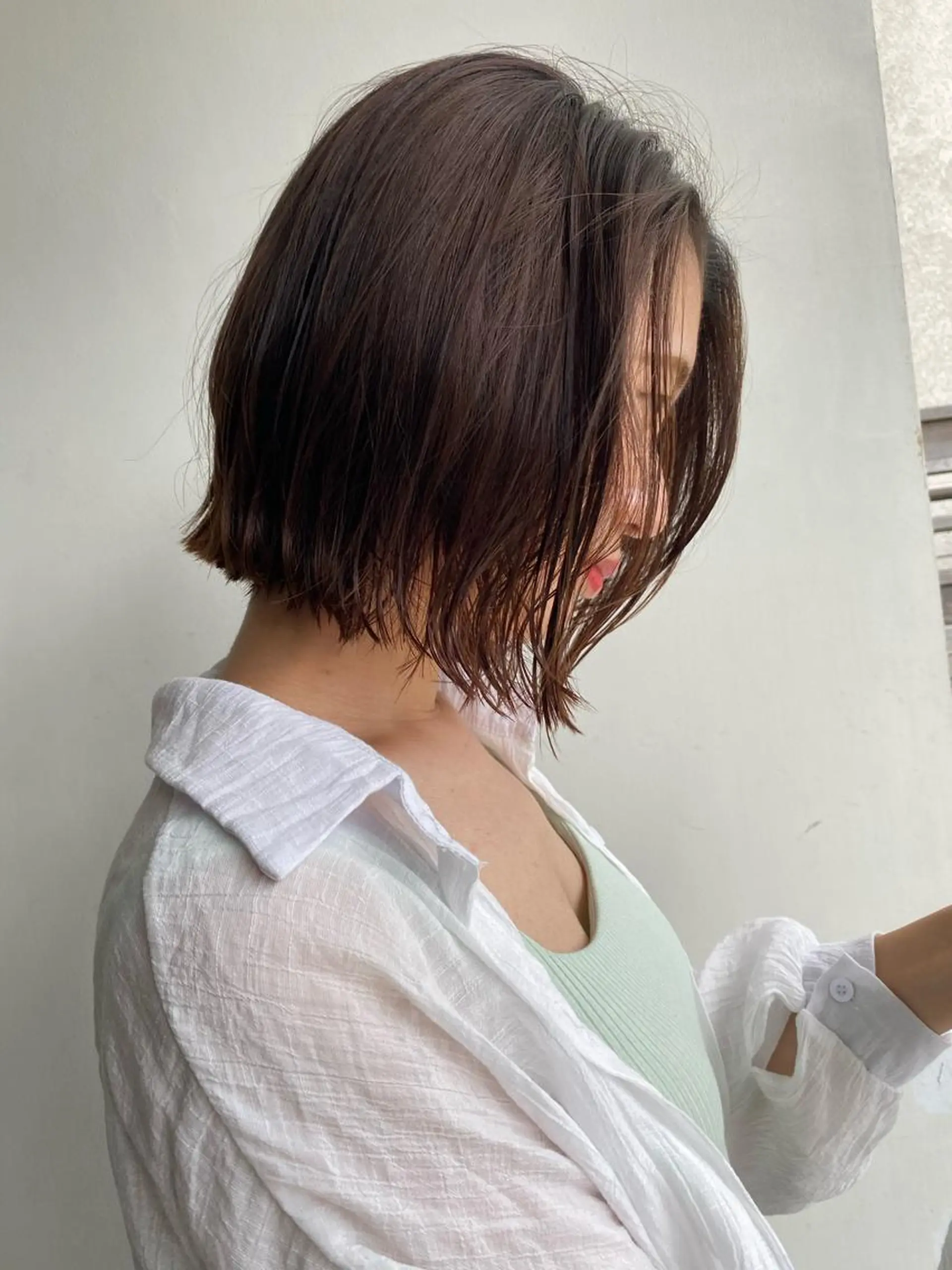 ショート カラー カット les baladins du miroir所属・🍃YURI 🍃のヘアスタイル