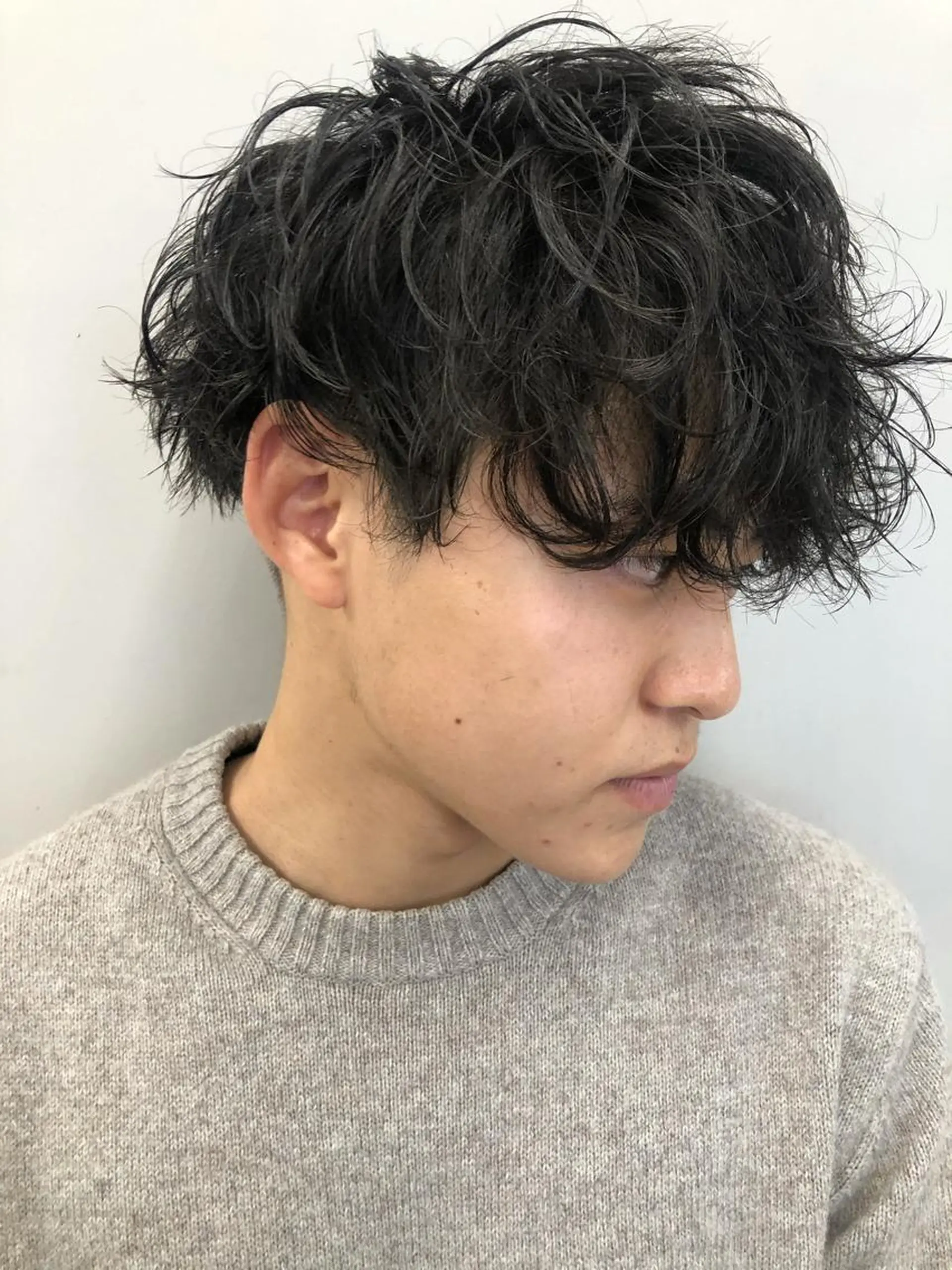 ショート メンズ カット パーマ 関 京磨のヘアスタイル