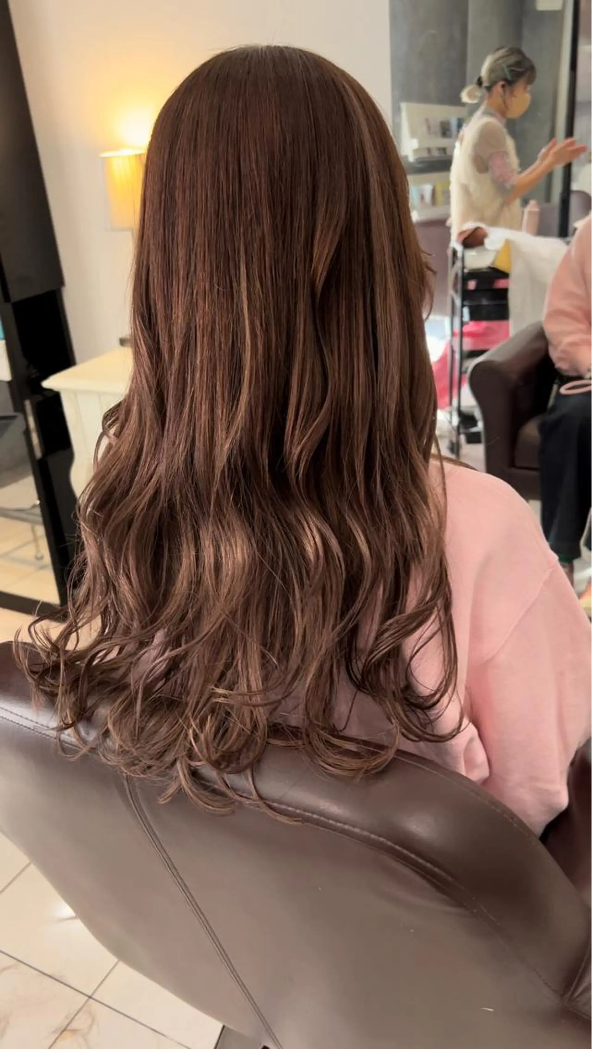 ロング カラー シールエクステ エクステ ロング エクステ 艶カラー＆エクステ/ 藤原リックのヘアスタイル