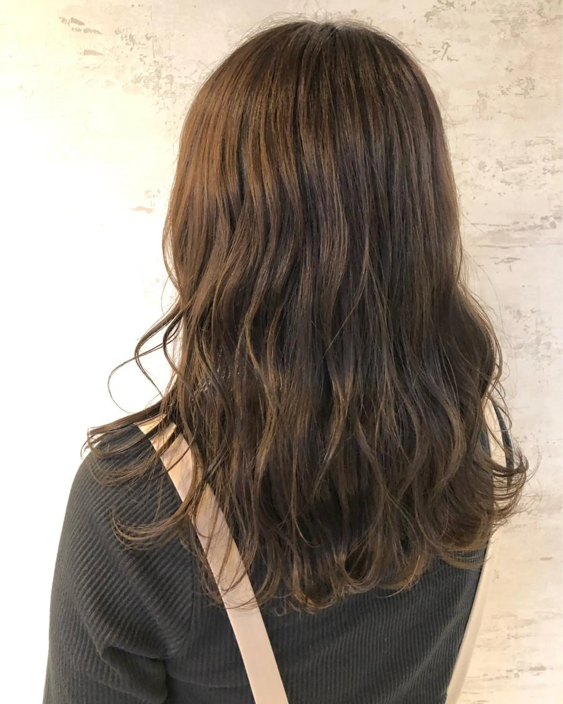 セミロング ヘアカラー トリートメント 女性に人気♪ はやしほのかのヘアスタイル