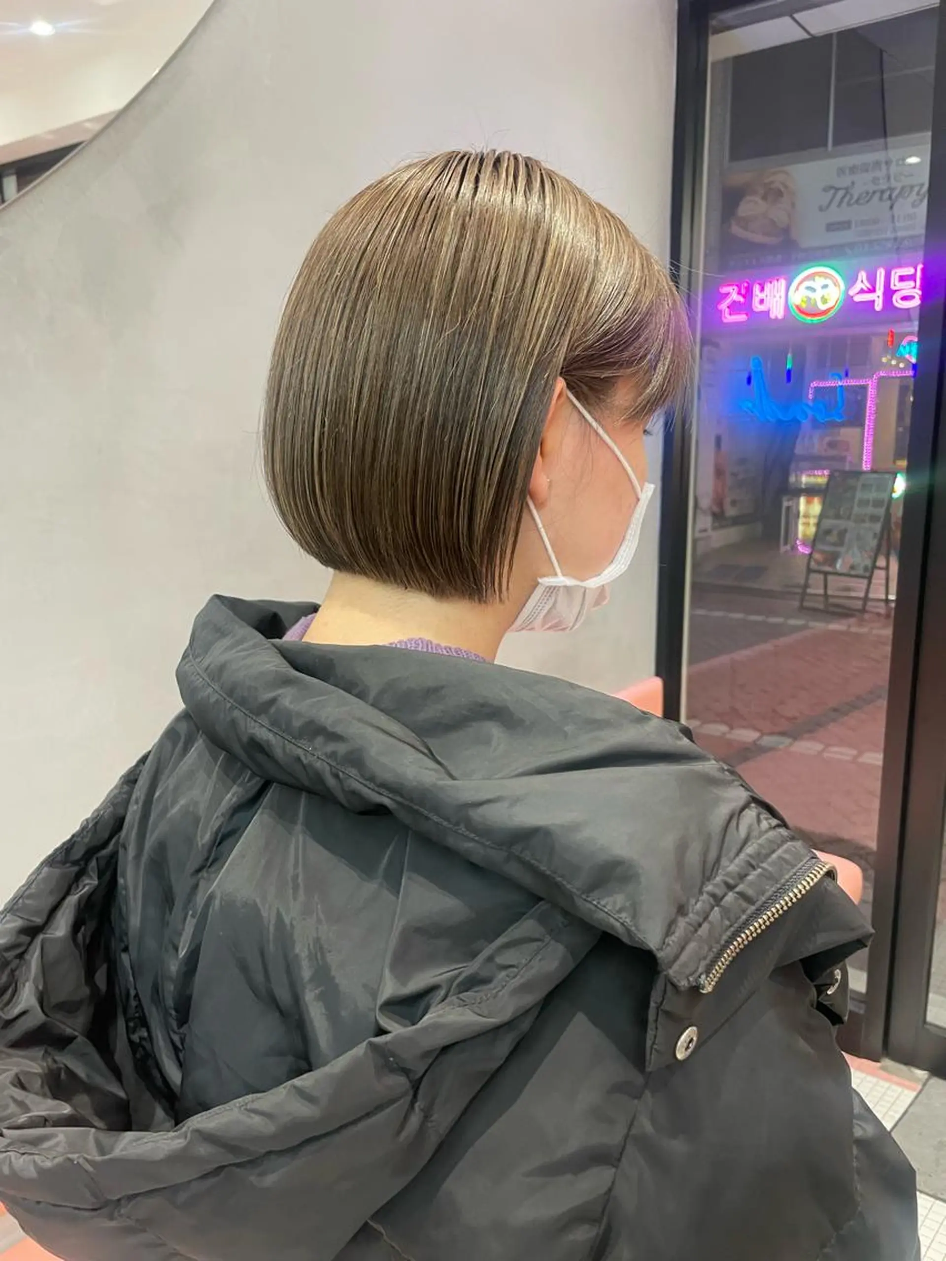 ショート Misaki /ボブ/縮毛矯正のヘアスタイル